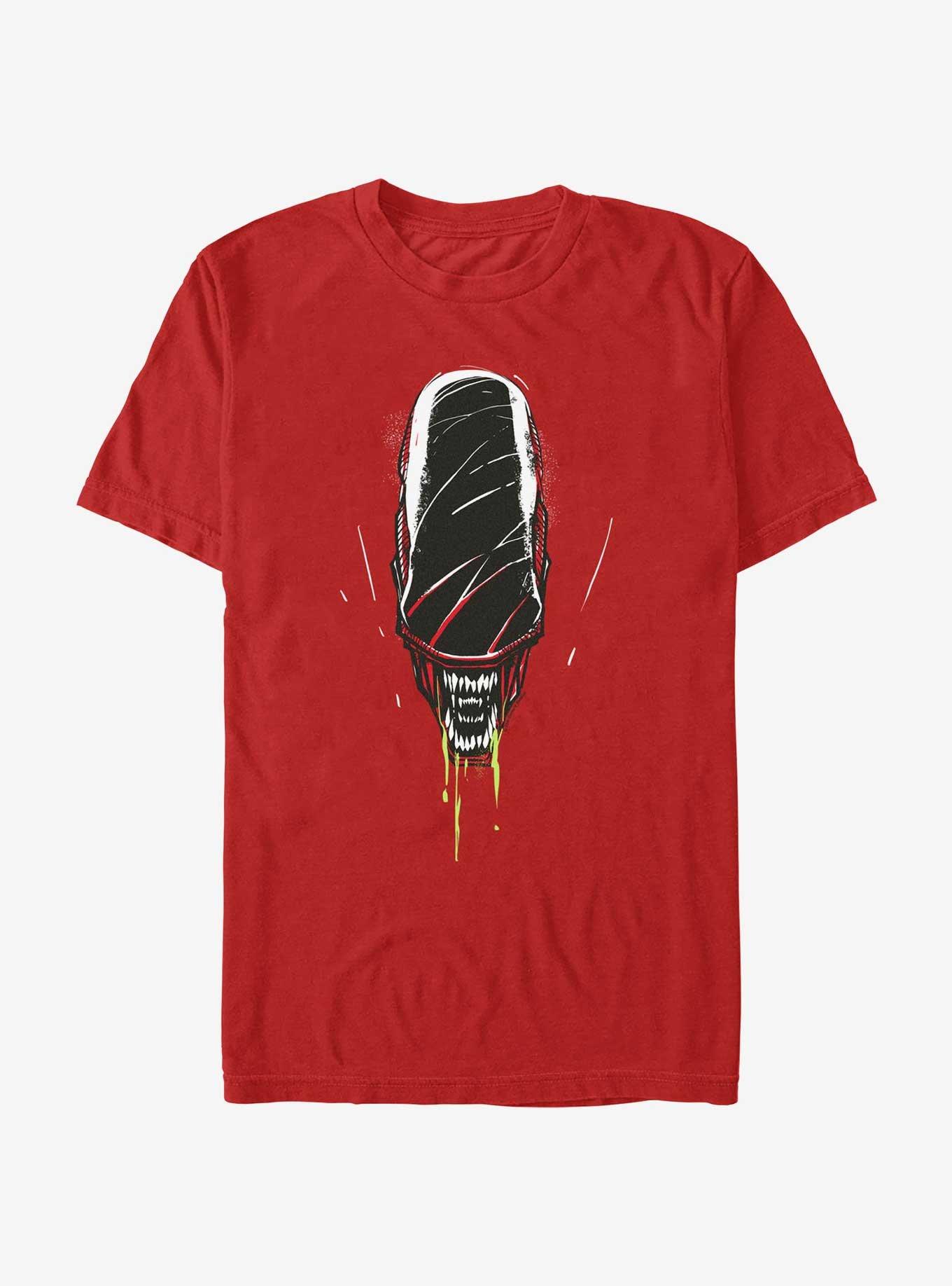 Alien: Romulus Xenomorph Head T-Shirt, RED, hi-res