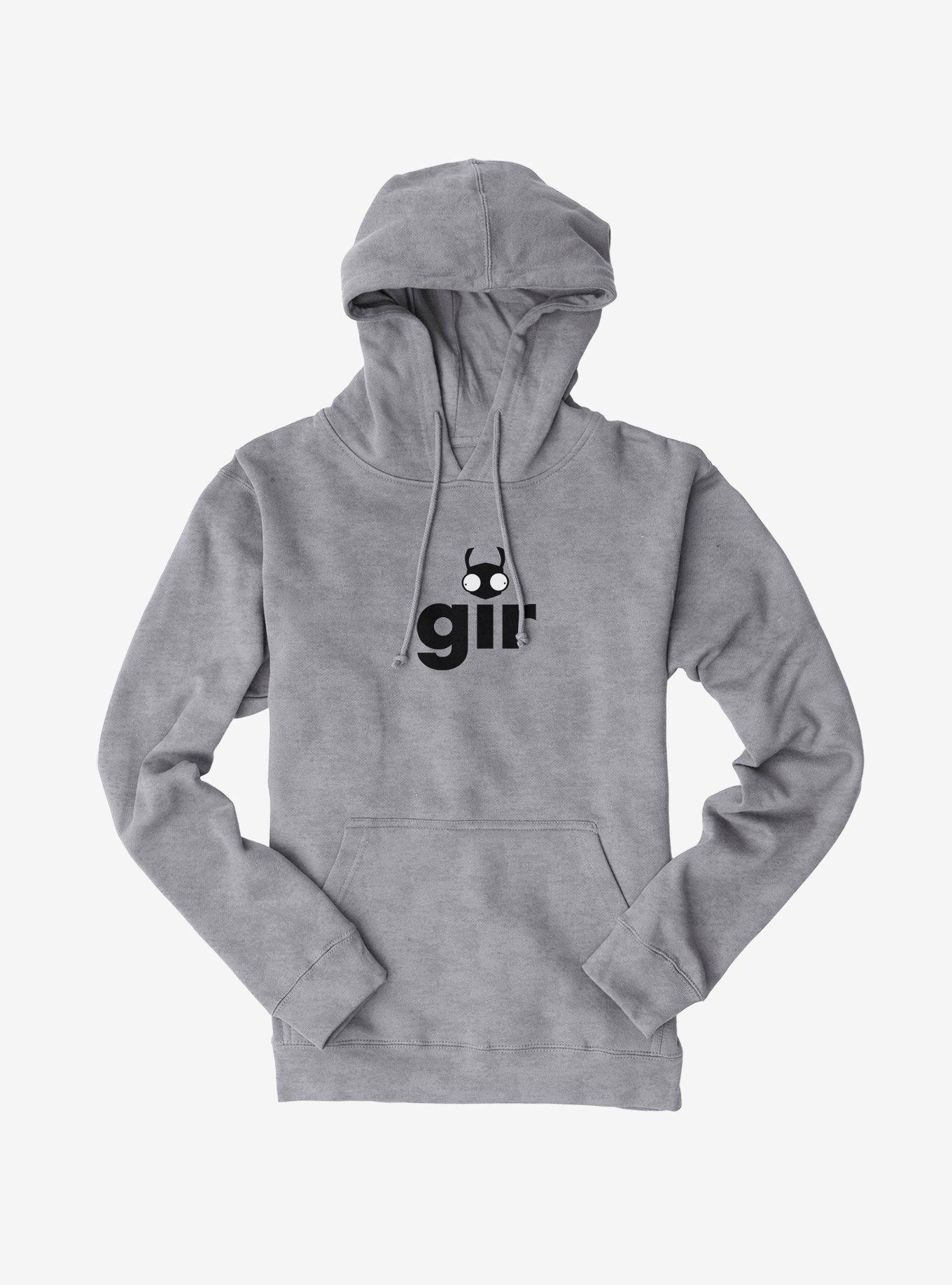 Invader Zim Face Gir Hoodie, SPORT GRAY, hi-res