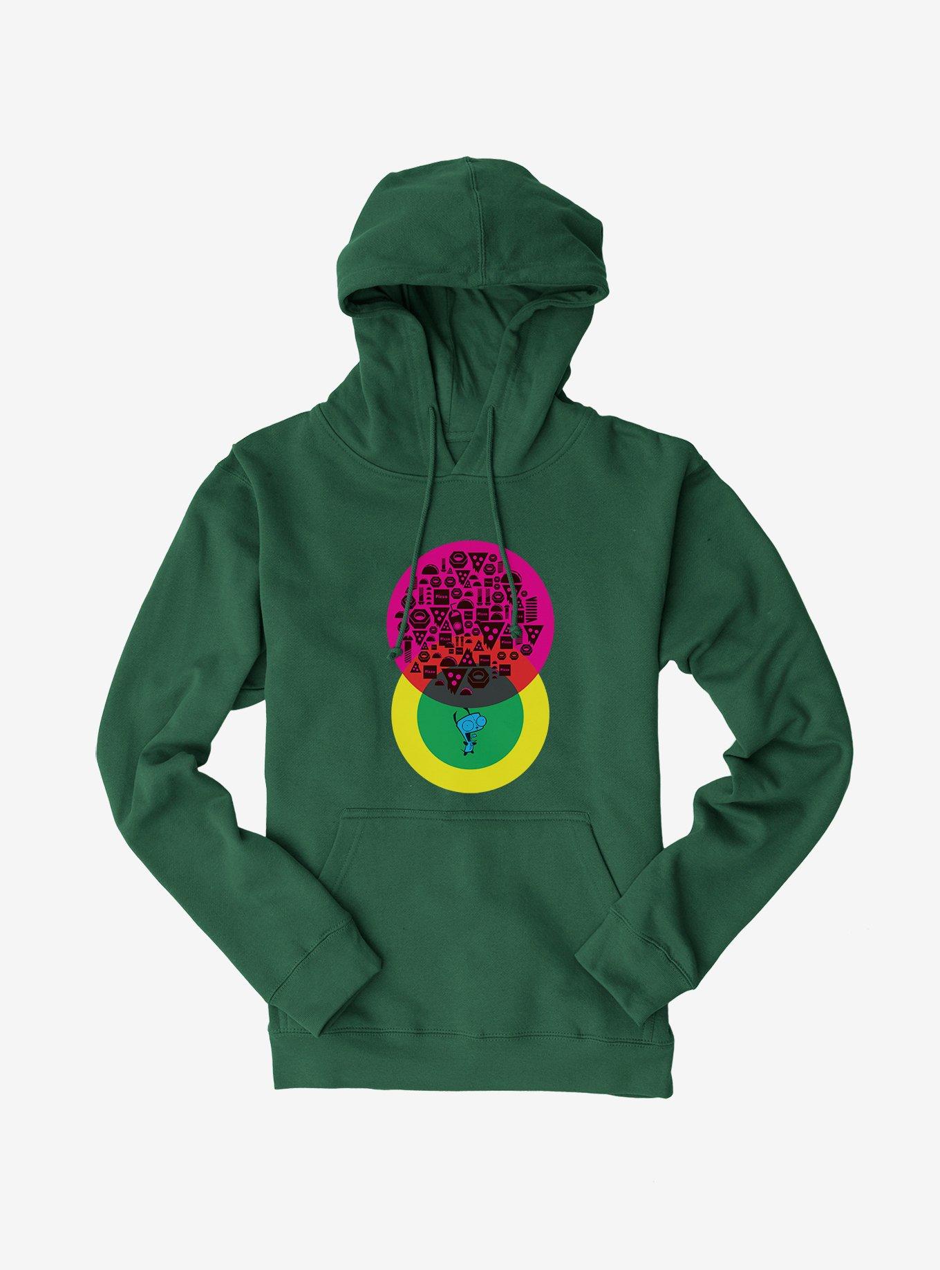 Invader Zim Food Venn Diagram Hoodie