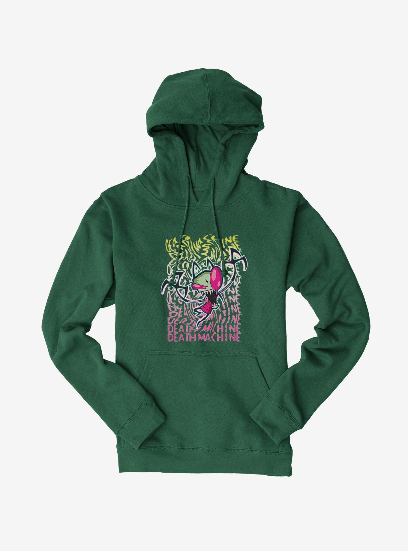 Invader Zim Unique Death Machine Hoodie, FOREST GREEN, hi-res