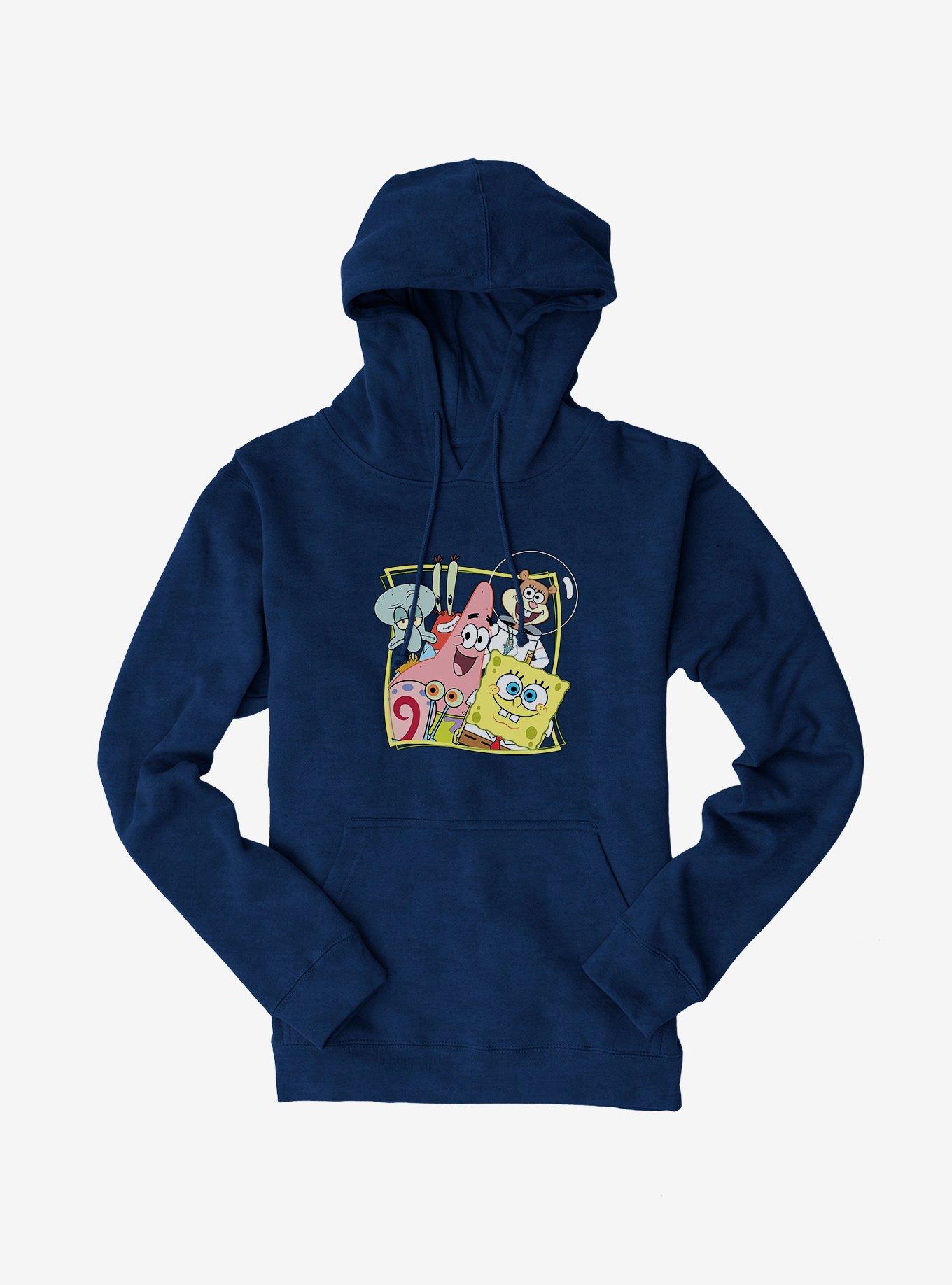 SpongeBob SquarePants Bikini Bottom Buddies Hoodie, NAVY, hi-res