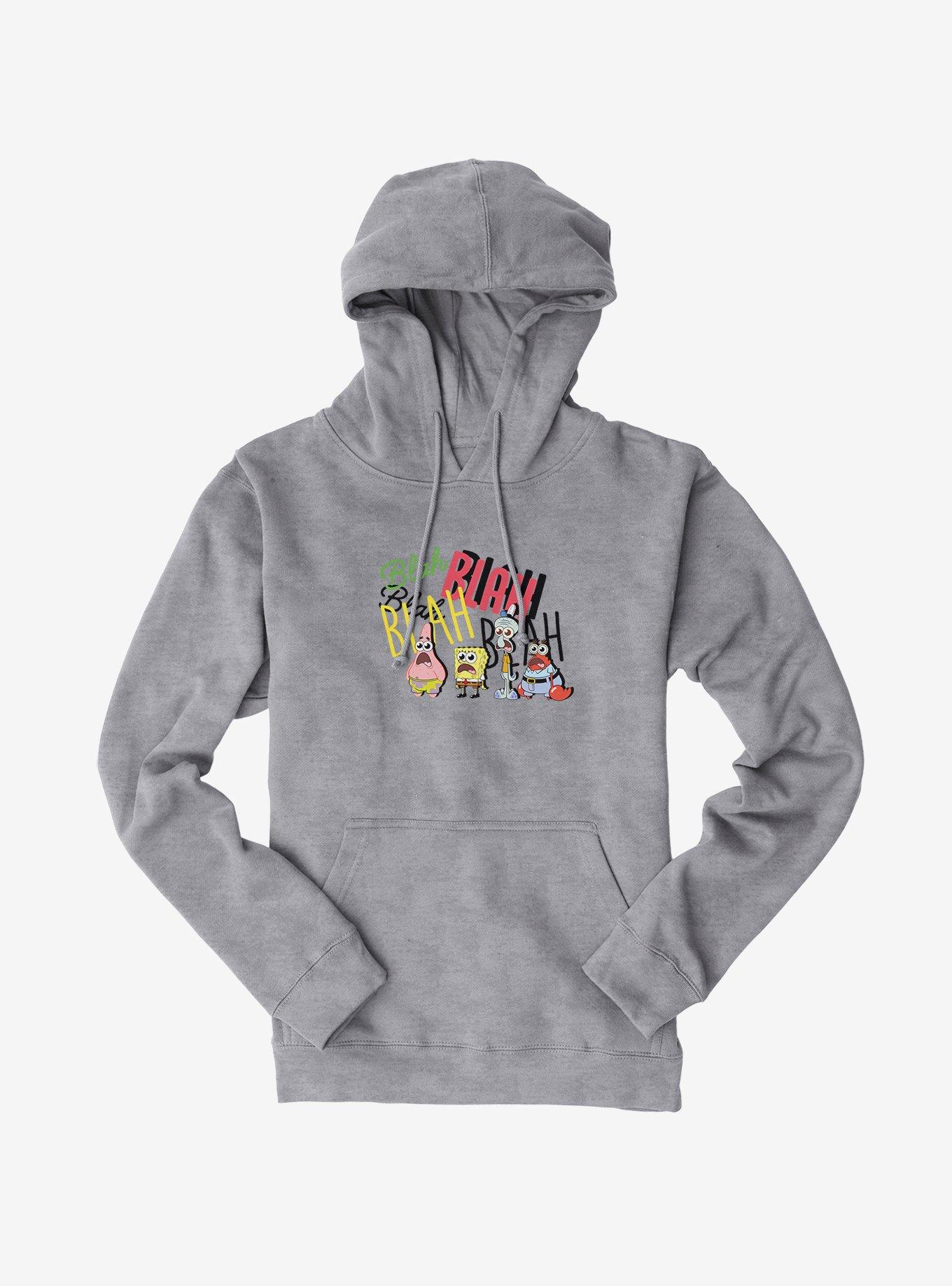 SpongeBob SquarePants Blah Blah Krusty Crew Hoodie, SPORT GRAY, hi-res