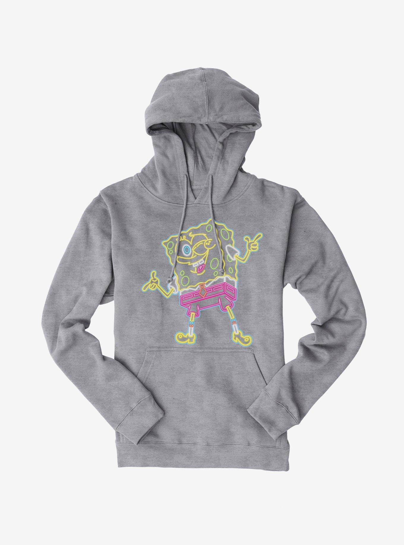 SpongeBob SquarePants Neon Finger Guns Hoodie