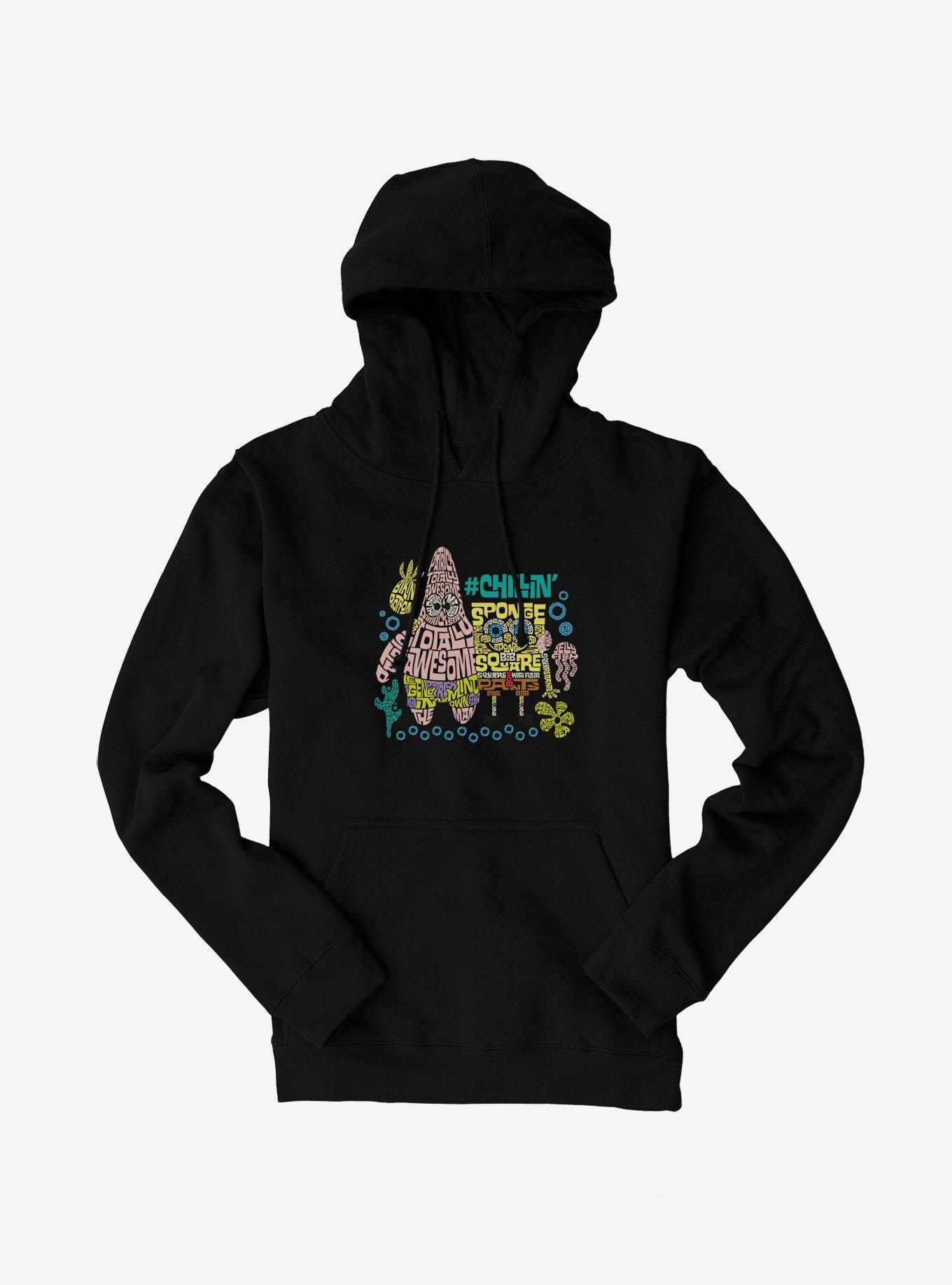 SpongeBob SquarePants Chillin' Script Patrick Hoodie