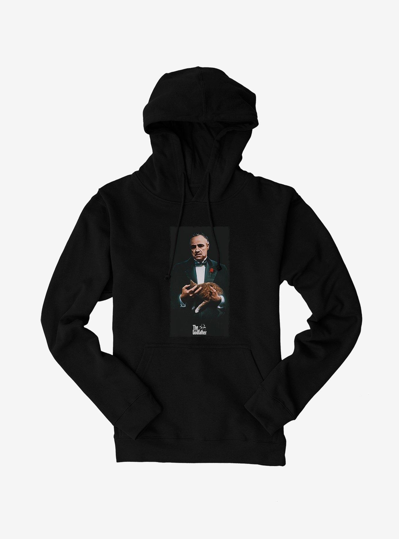 The Godfather Don Vito Corleone Portrait Hoodie, BLACK, hi-res