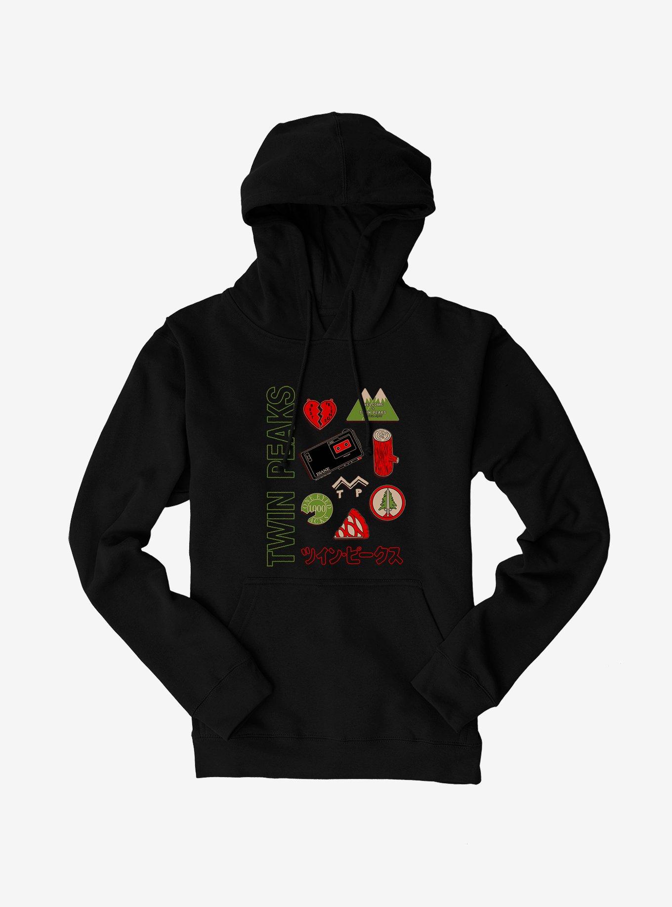 Twin Peaks Icons Hoodie, , hi-res