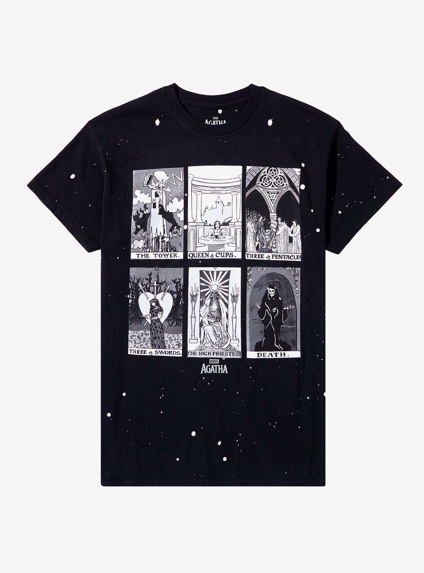 Marvel Agatha All Along Tarot Card Boyfriend Fit Girls T-Shirt, , hi-res