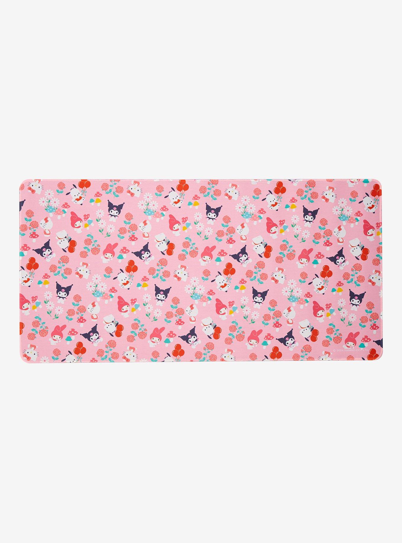 Sanrio Hello Kitty & Friends Retro Floral Allover Print Desk Mat, , hi-res