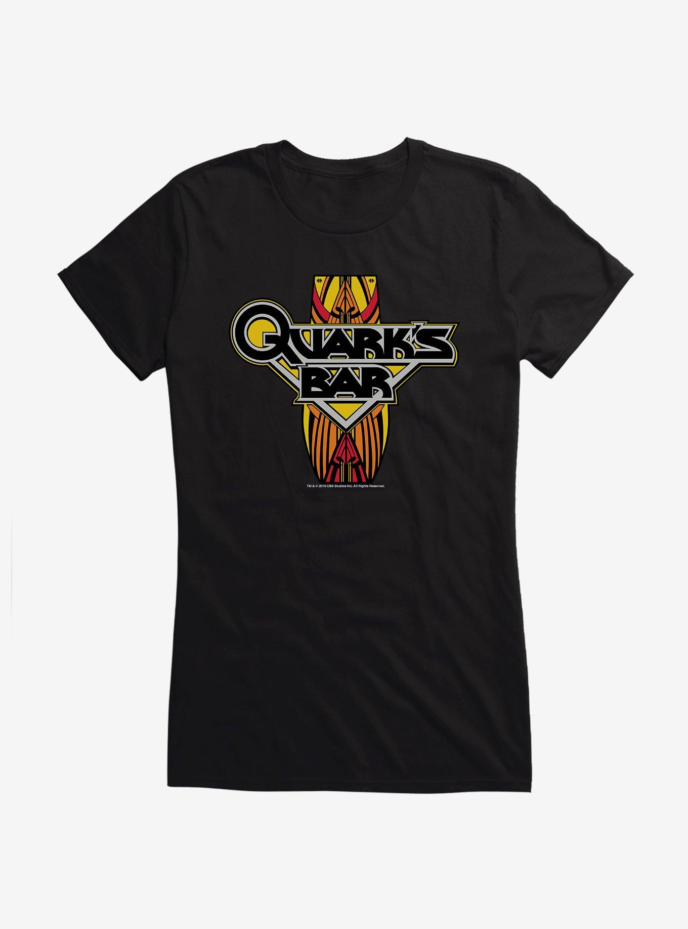Star Trek Deep Space 9 Quarks Bar Girls T-Shirt, BLACK, hi-res