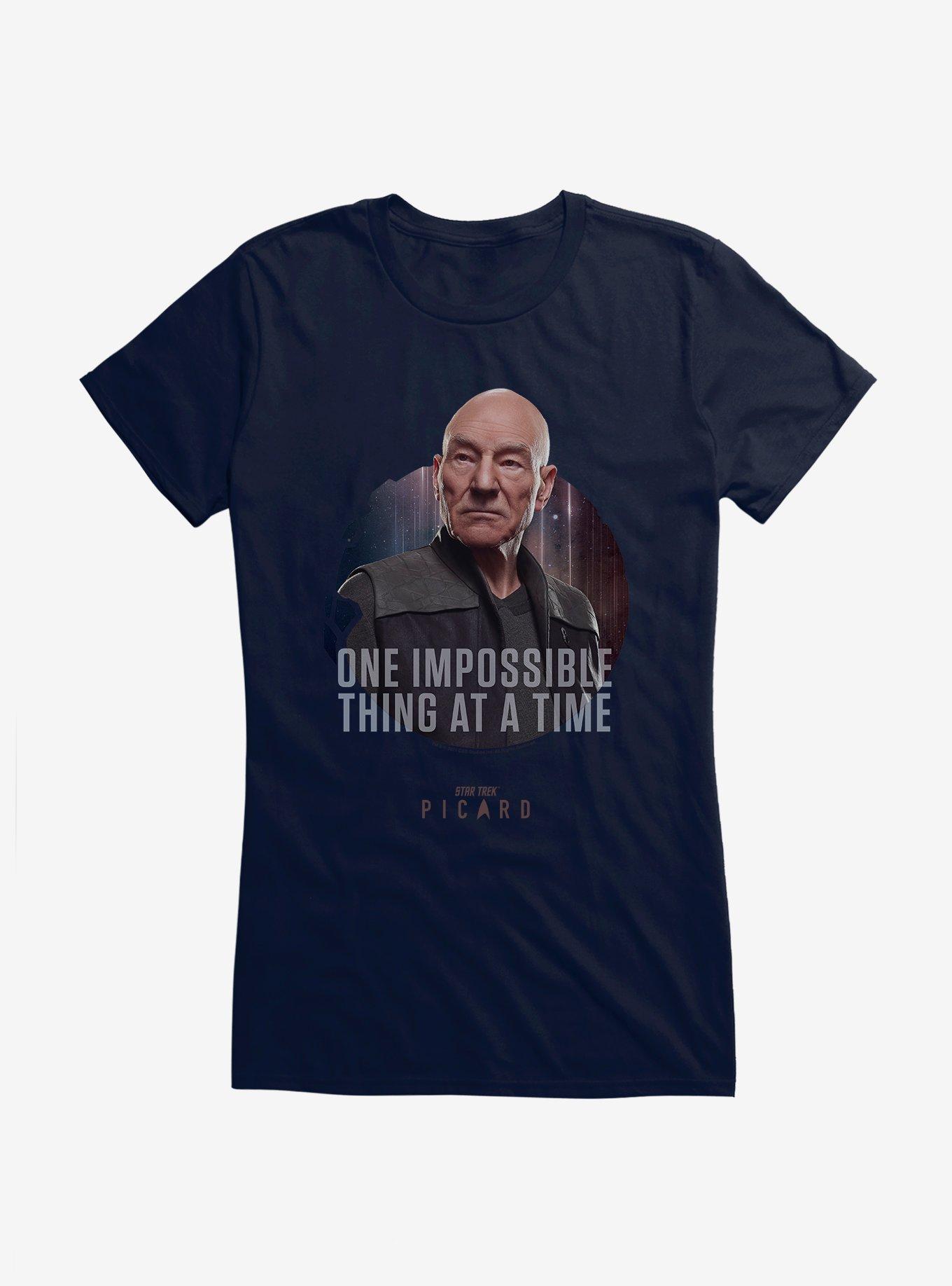 Star Trek: Picard One Thing At A Time Girls T-Shirt, NAVY, hi-res