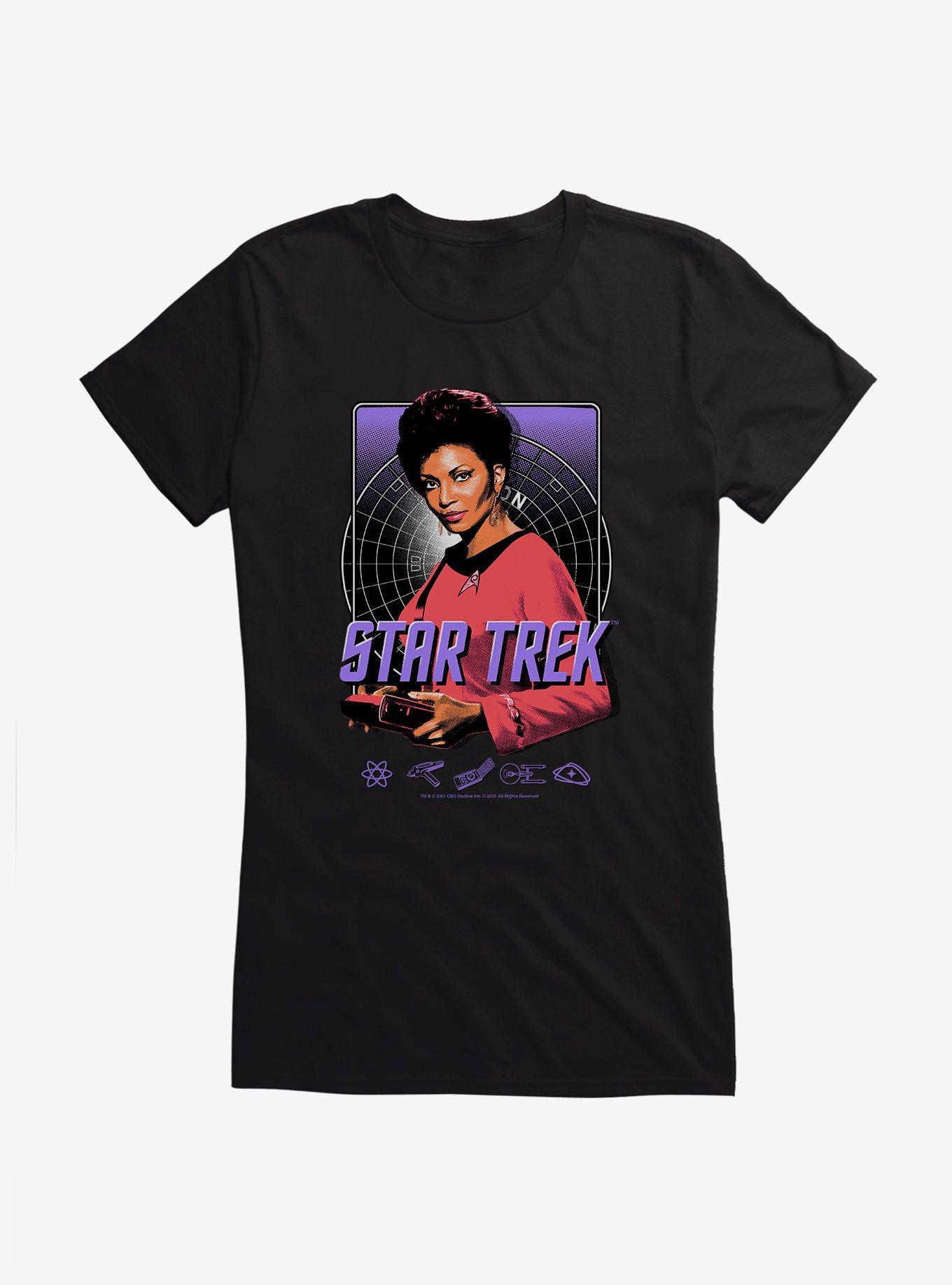 Star Trek Nyota Uhura Portrait Girls T-Shirt