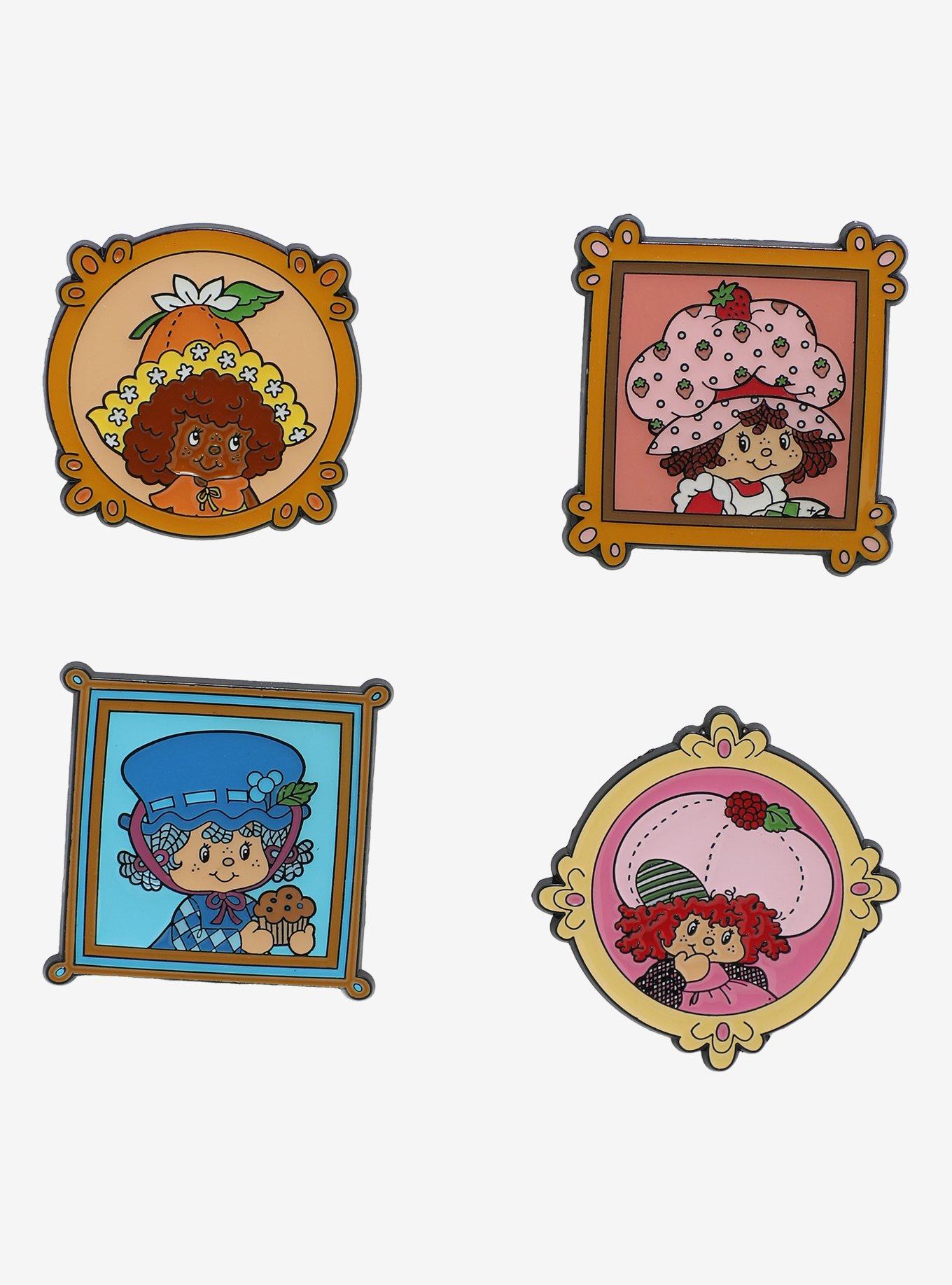 Strawberry Shortcake Characters Frame Enamel Pin Set, , hi-res