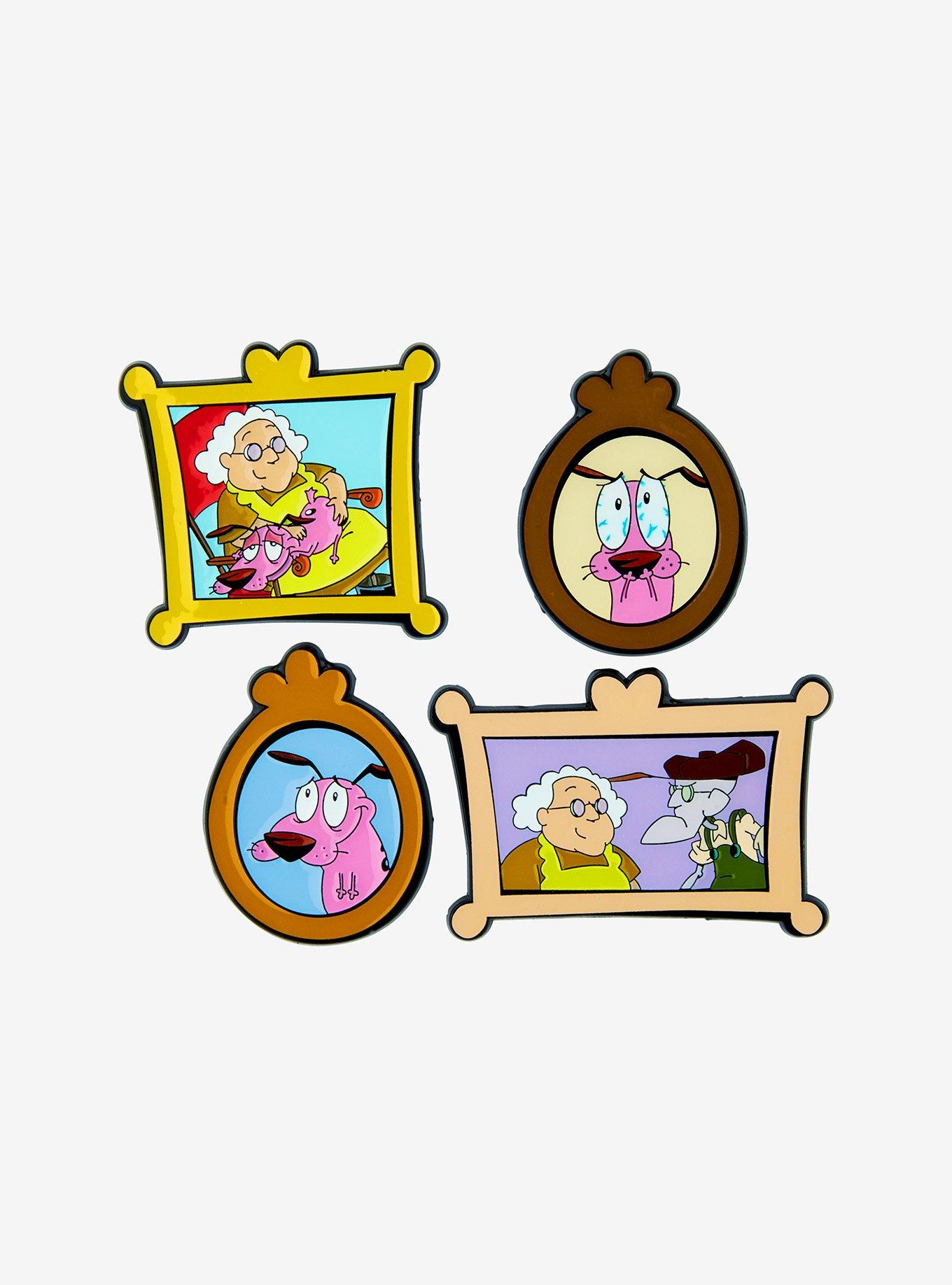 Courage the Cowardly Dog Portraits Enamel Pin Set, , hi-res