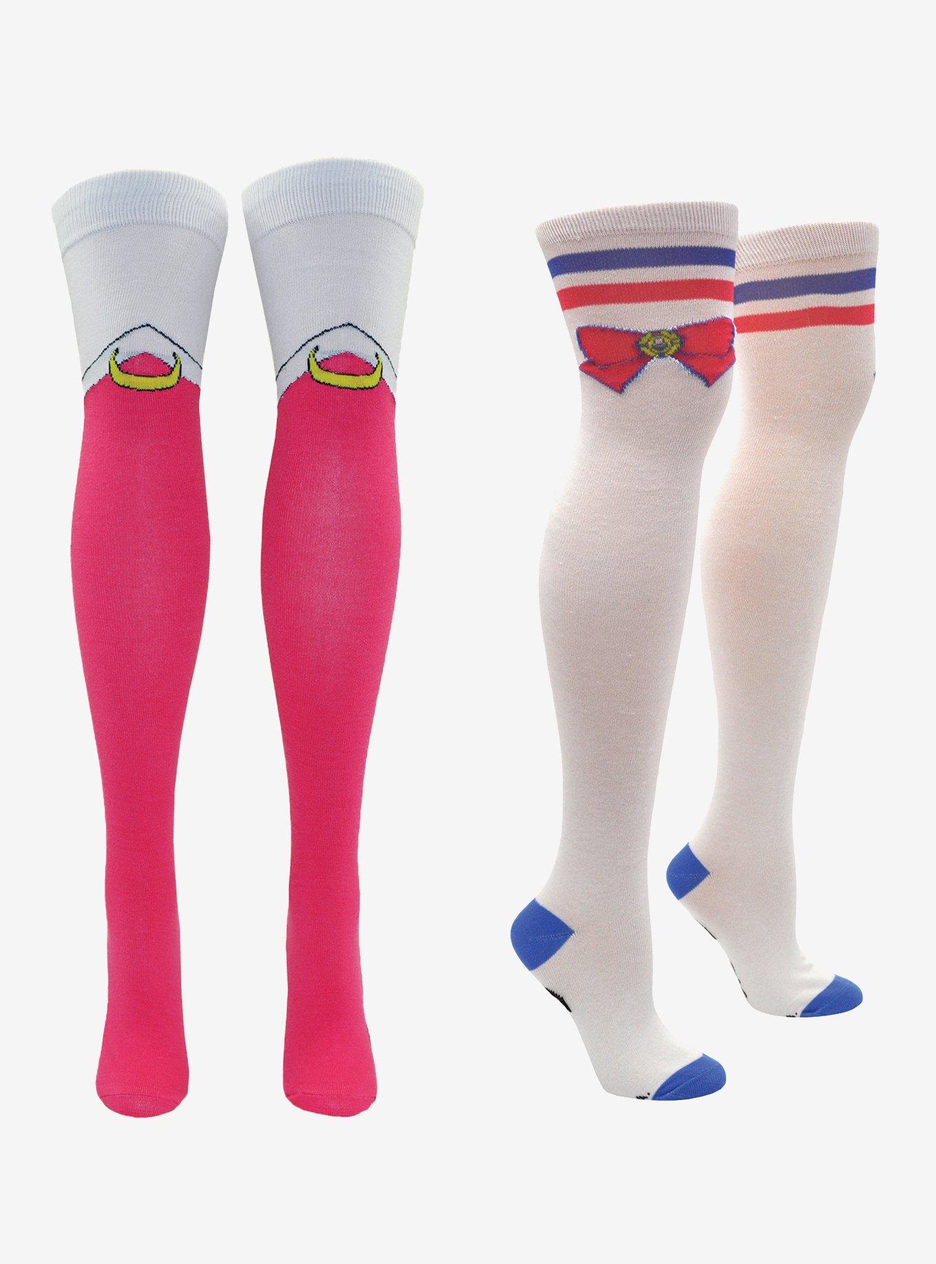 Sailor Moon 2 Pair Thigh High Sock Bundle