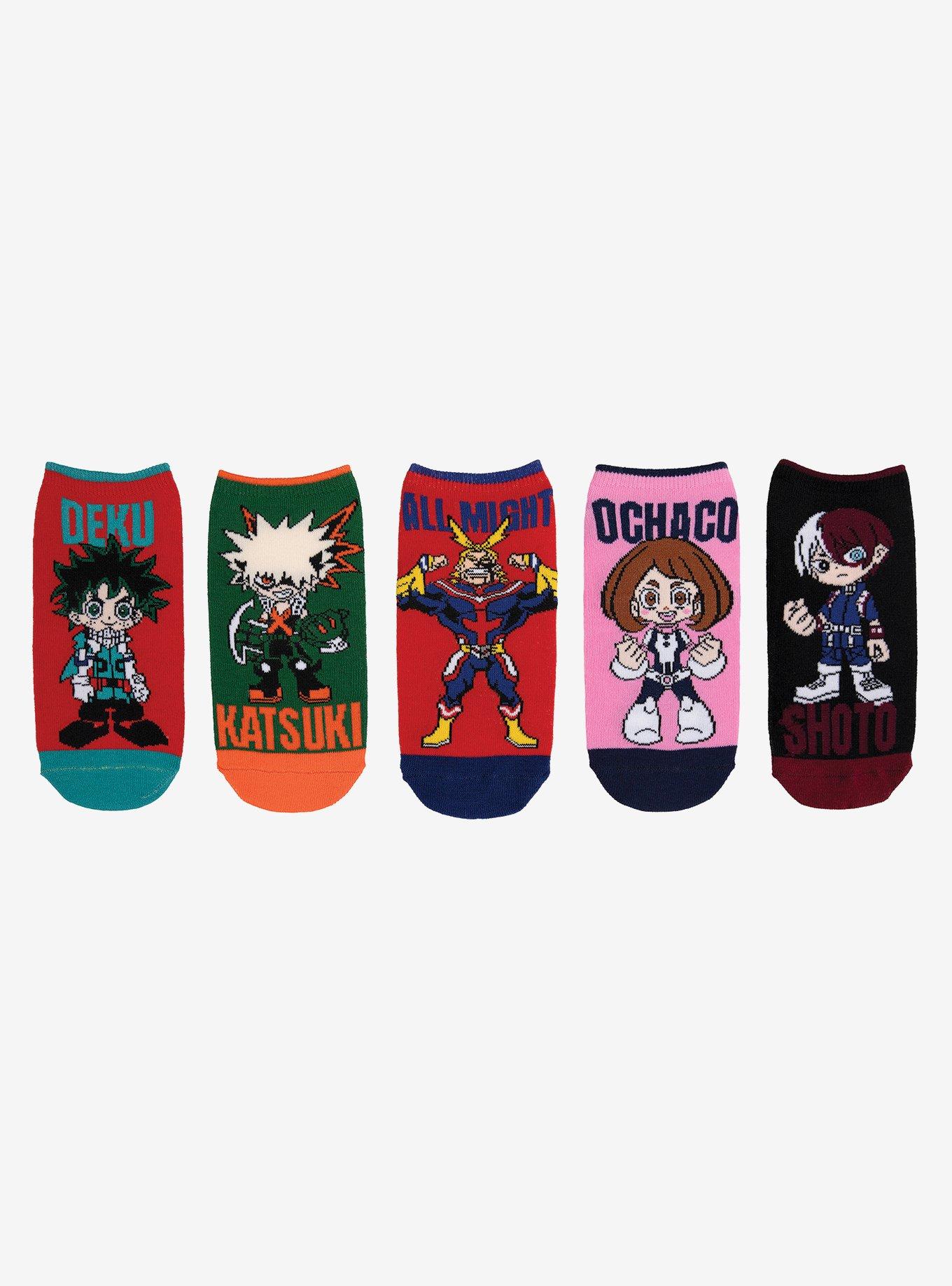 My Hero Academia 5 Pair Lowcut Pack