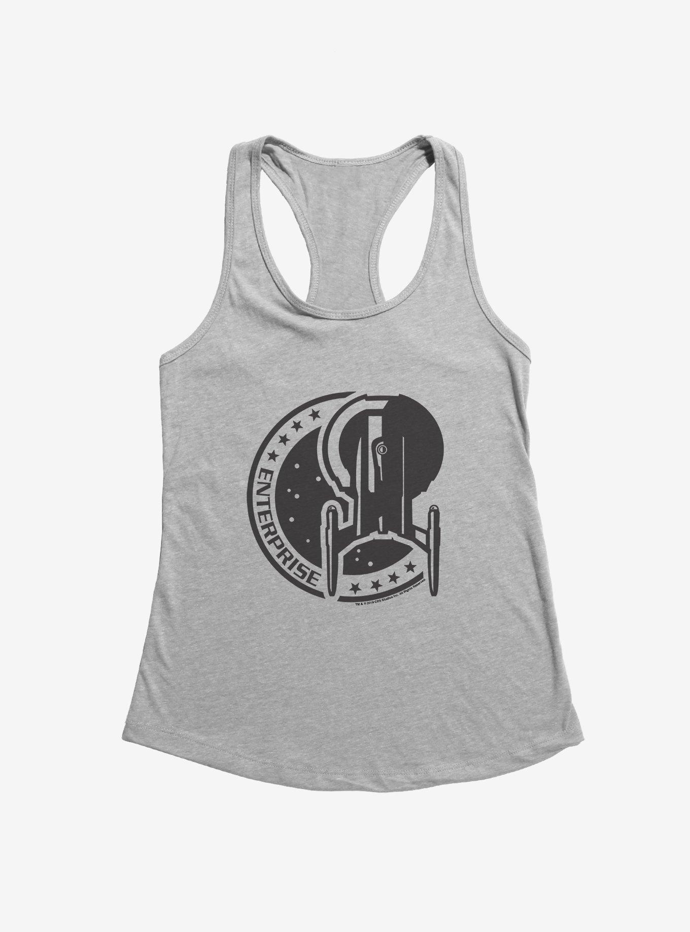 Star Trek Enterprise Black Logo Girls Tank, , hi-res