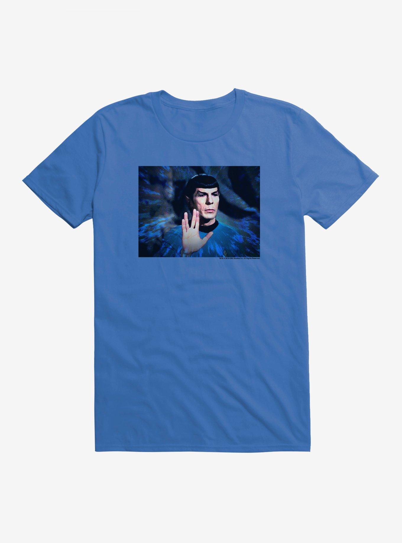 Star Trek Spock Vulcan Salute T-Shirt, ROYAL, hi-res
