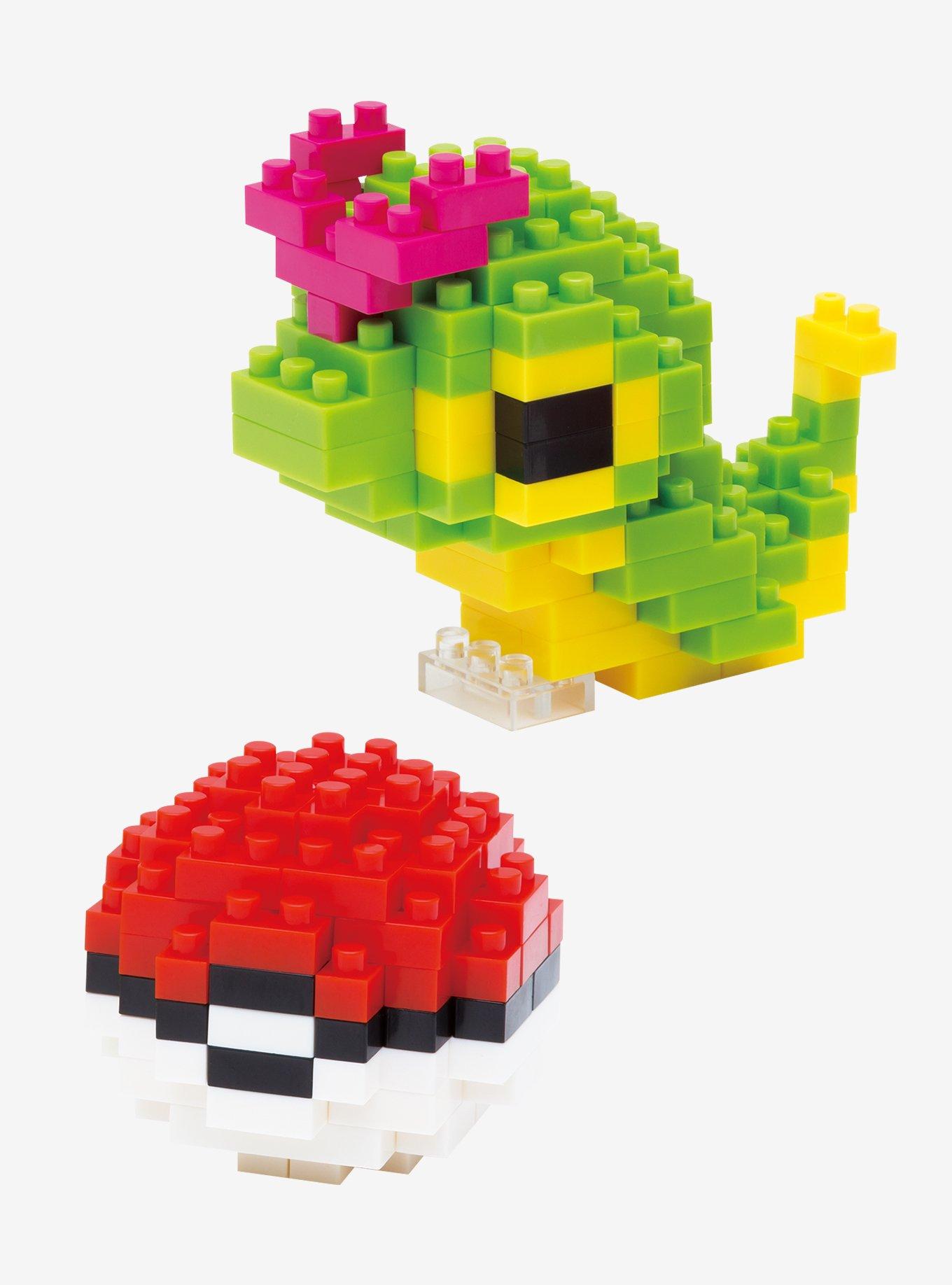 Nanoblock Pok&eacute;mon Caterpie & Pok&eacute; Ball Build Set, , hi-res