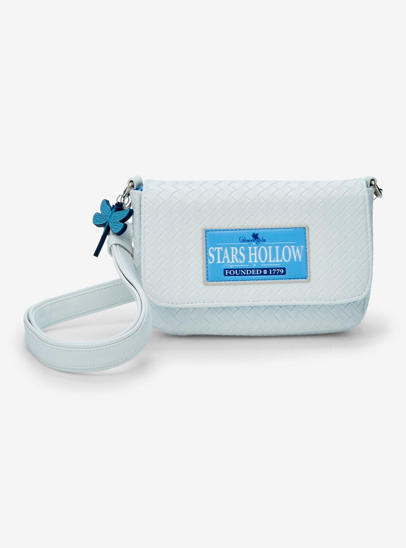 Gilmore Girls Stars Hollow Sign Woven Crossbody Bag — BoxLunch Exclusive, , hi-res