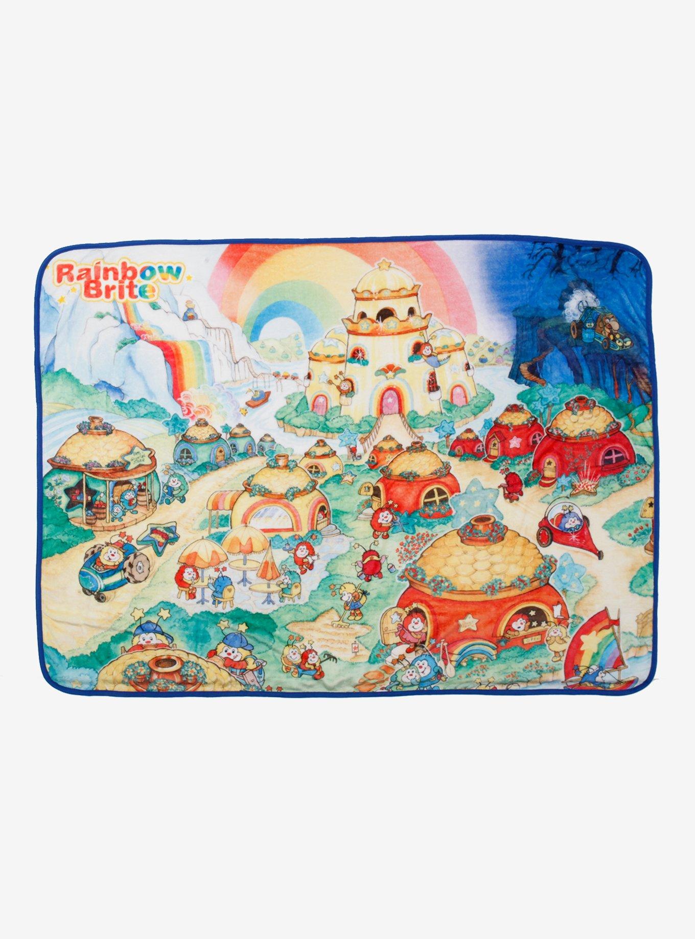 Rainbow Brite Rainbow Land Scenic Fleece Throw, , hi-res