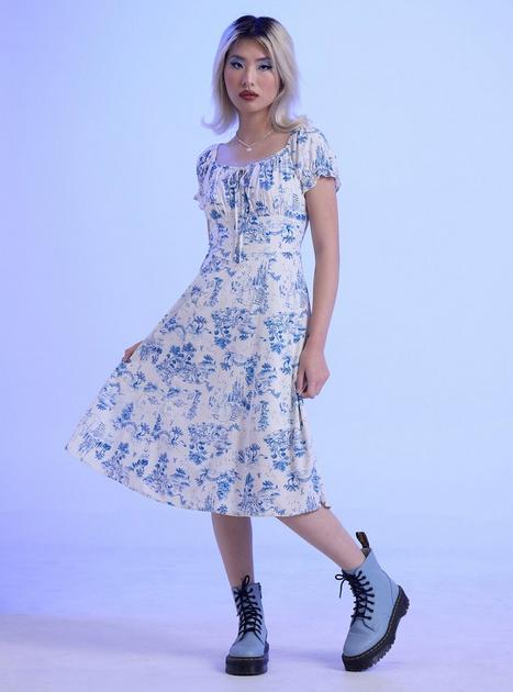 summer cinderella midi dress Her Universe Disney Cinderella Scenic Midi Dress