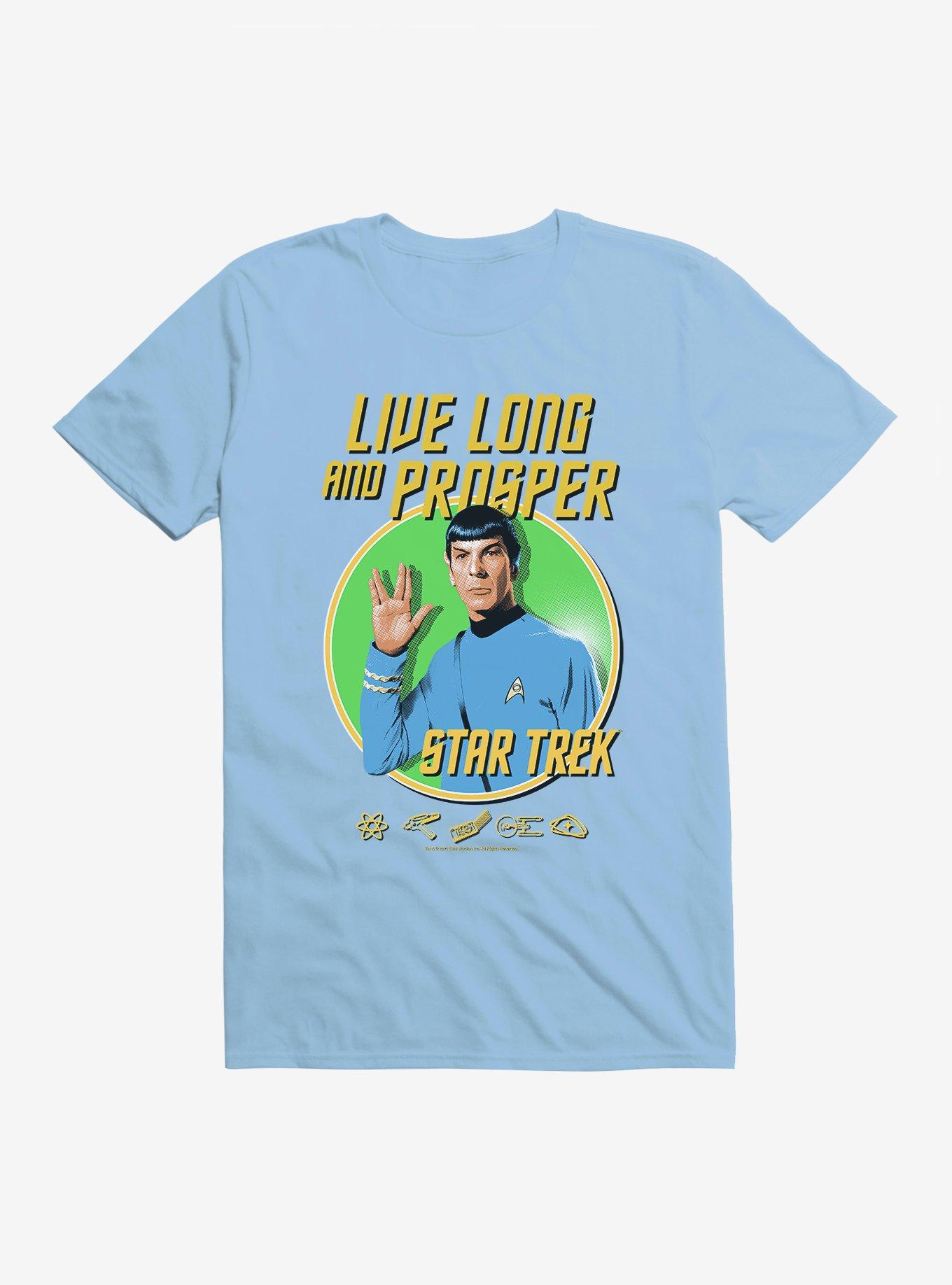 Star Trek Live Long And Prosper T-Shirt, LIGHT BLUE, hi-res