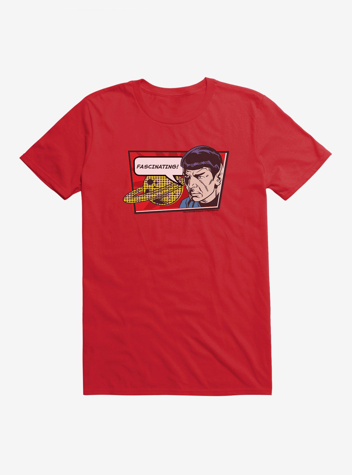 Star Trek Spock Fascinating T-Shirt, RED, hi-res