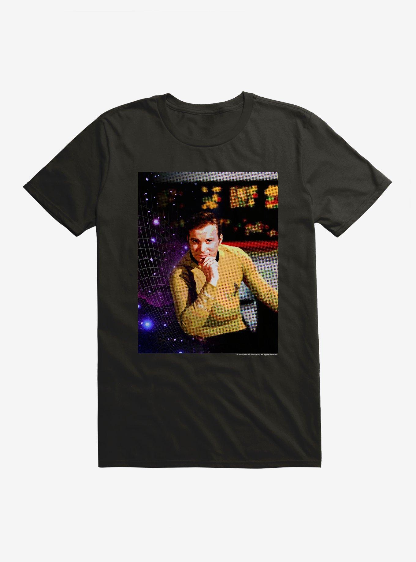 Star Trek Captain Kirk T-Shirt, BLACK, hi-res