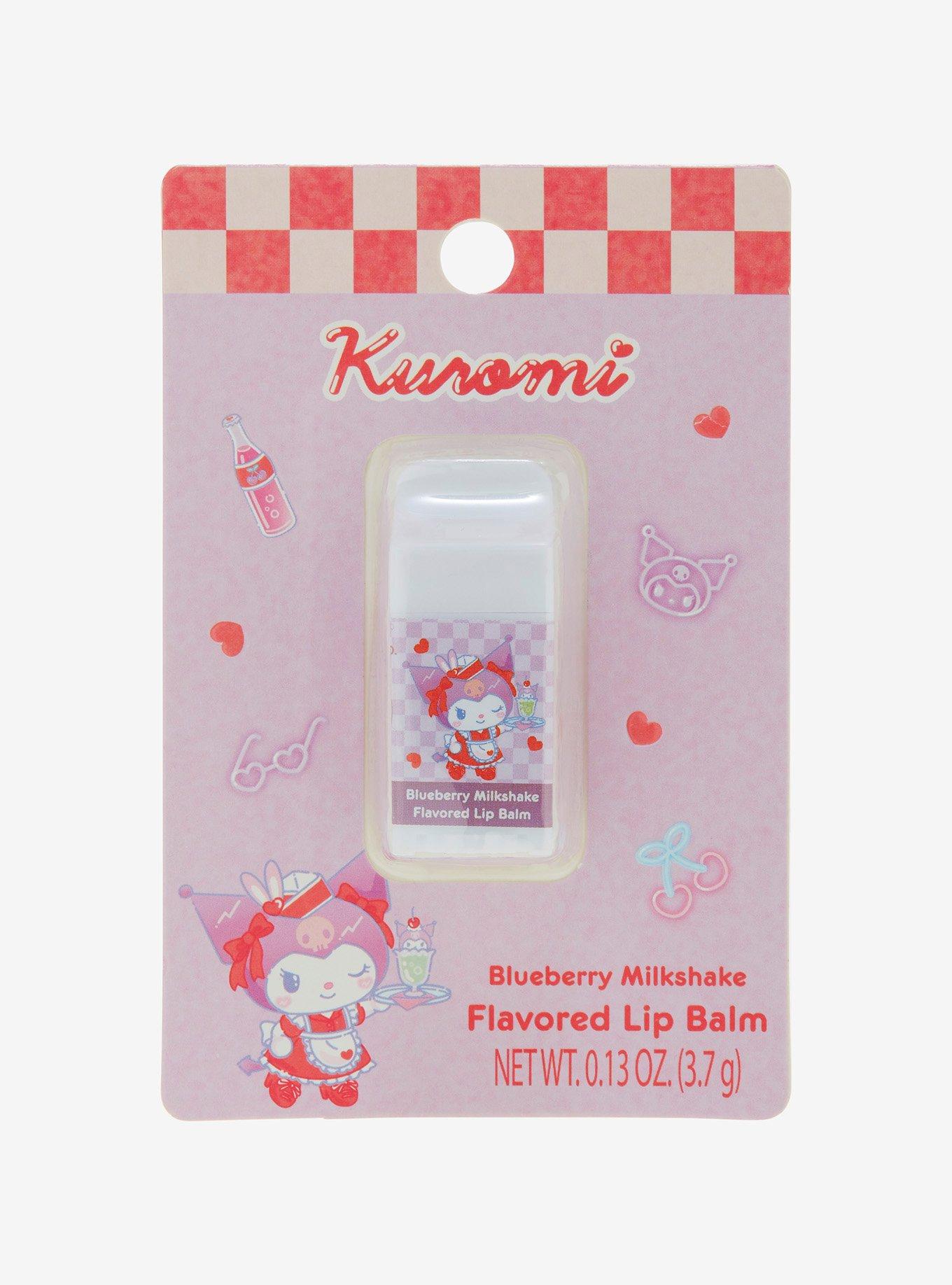 Sanrio Kuromi Diner Blueberry Milkshake Flavored Lip Balm , , hi-res