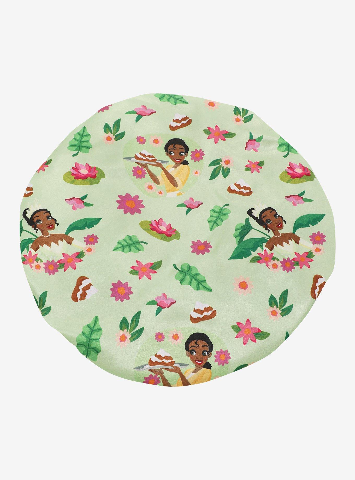 Disney The Princess and The Frog Tiana Floral Allover Print Reversible Satin Bonnet - BoxLunch Exclusive, , hi-res