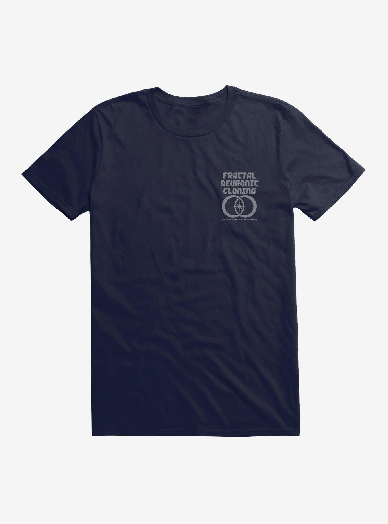 Star Trek: Picard Fractal Neuronic Cloning T-Shirt, NAVY, hi-res