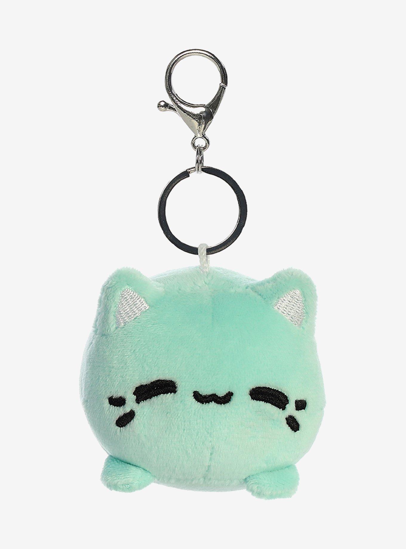 Tasty Peach Meowchi Mint Plush Key Chain, , hi-res