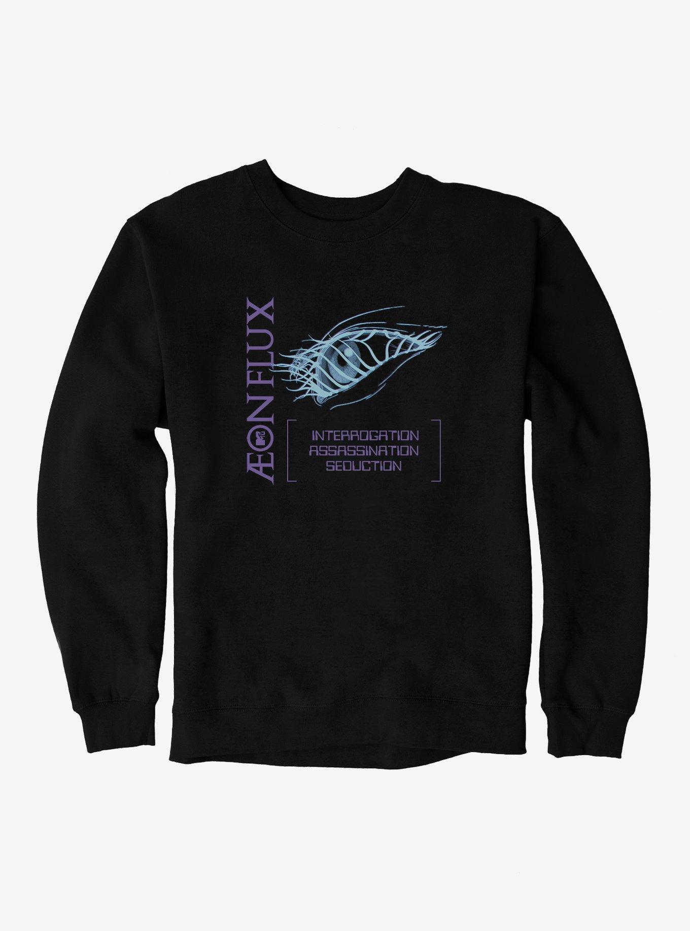 Aeon Flux Interrogation Assassination Seduction Sweatshirt, , hi-res