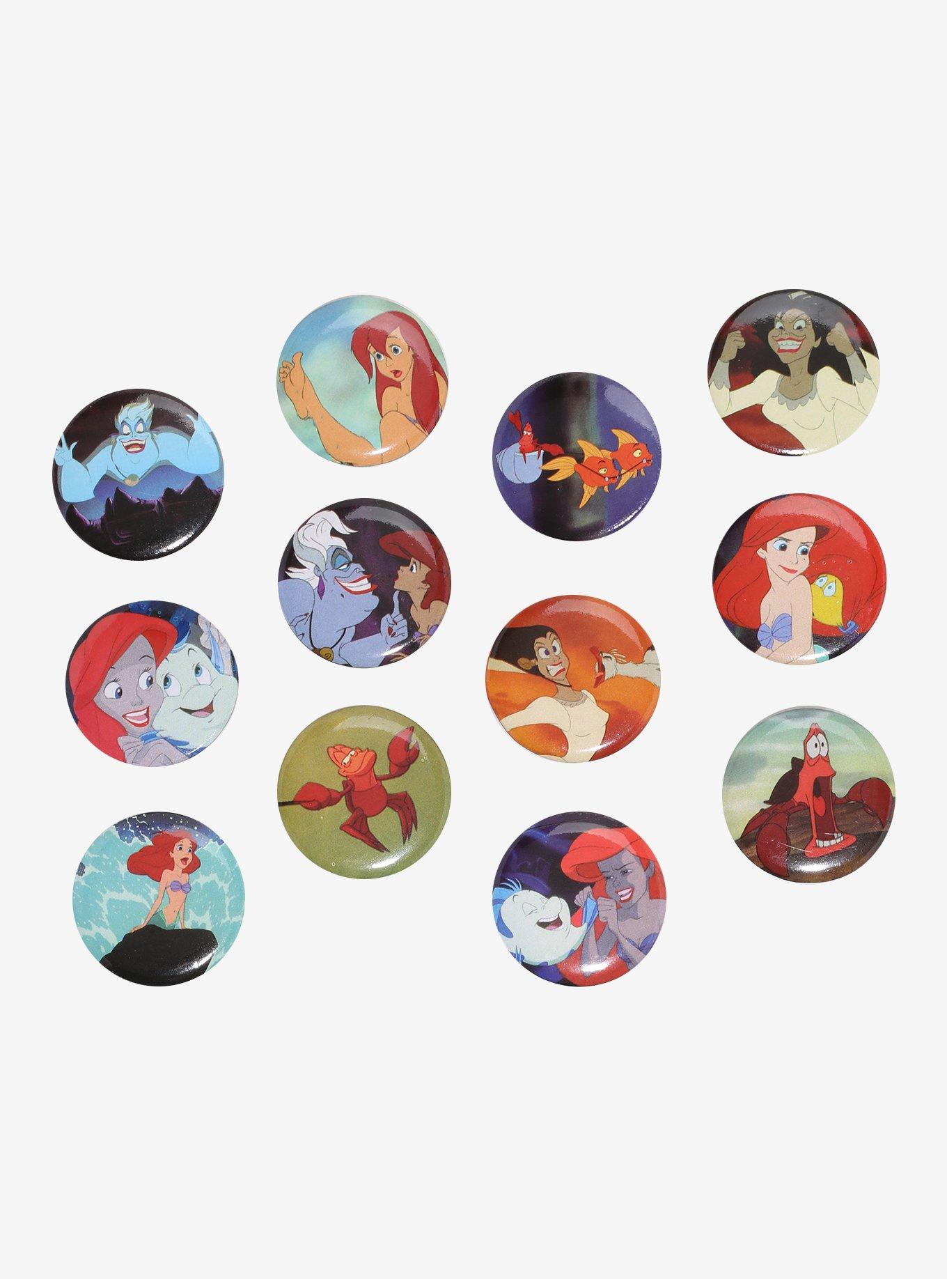 Disney The Little Mermaid Character Blind Box Button, , hi-res