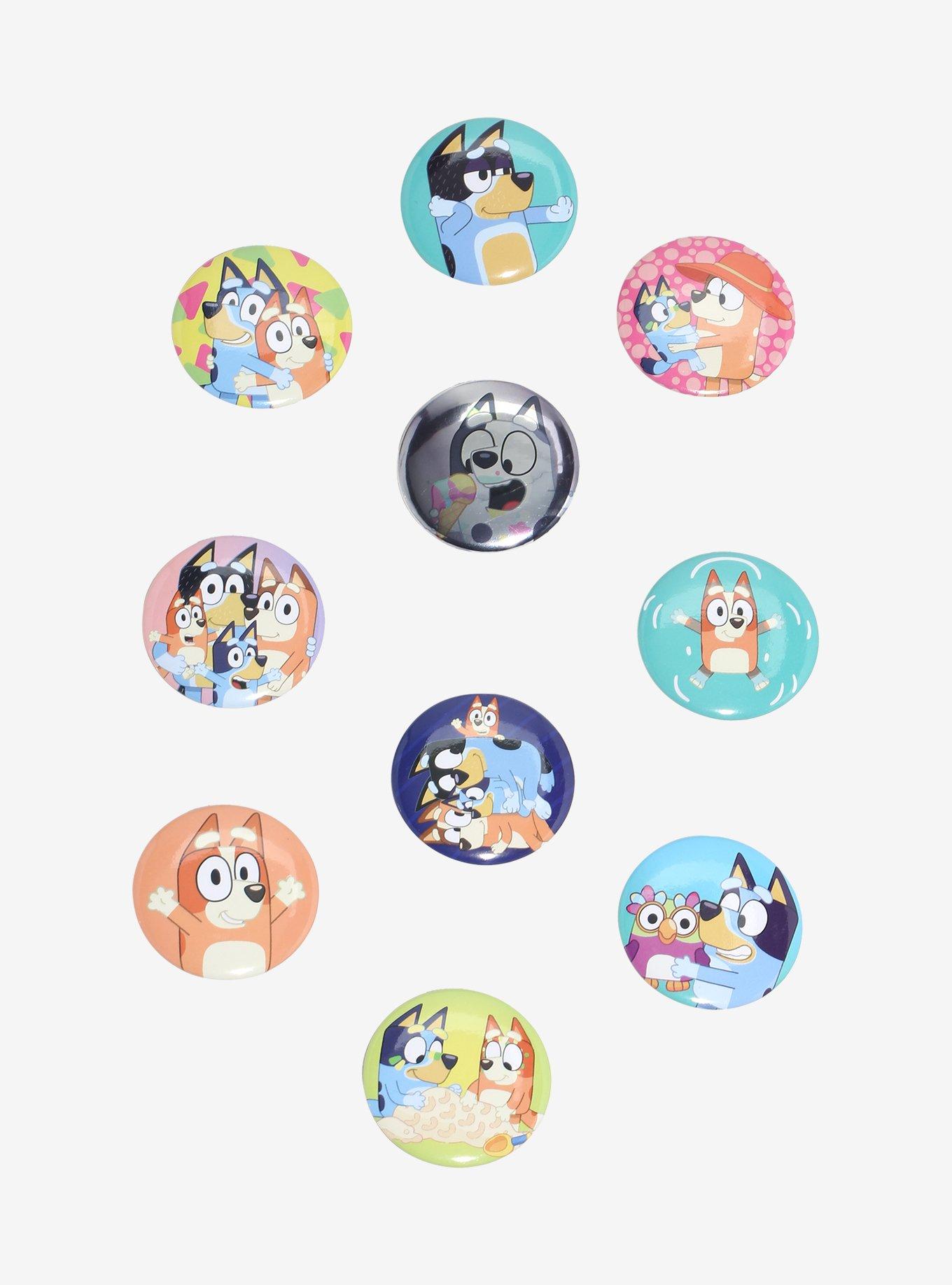 Bluey Character Blind Bag Mini Buttons, , hi-res