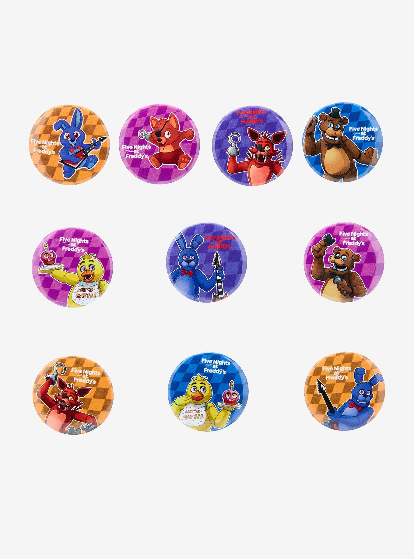 Five Nights At Freddy's Blind Bag Mini Buttons, , hi-res