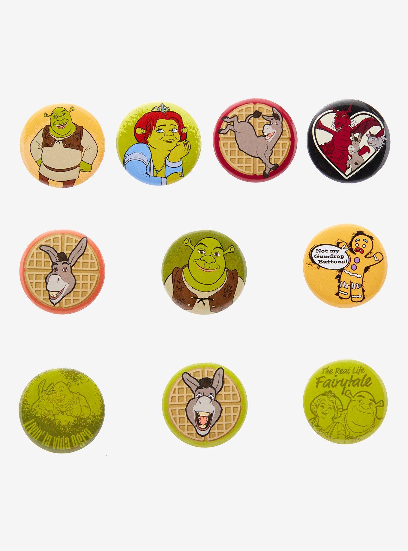 Shrek Blind Bag Mini Buttons, , hi-res