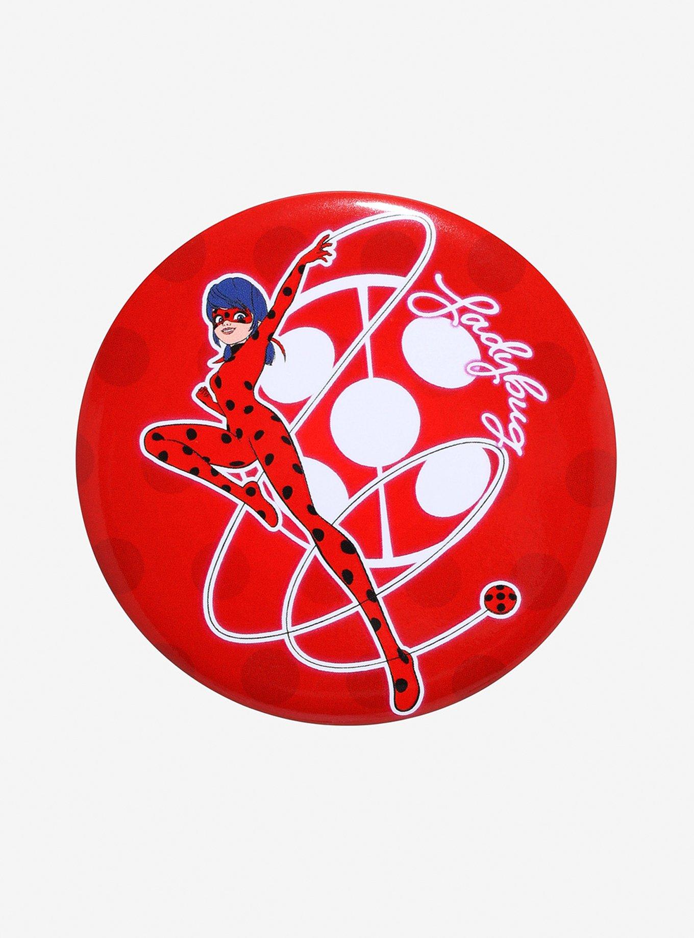 Miraculous: Tales of Ladybug and Cat Noir Ladybug 3-Inch Button, , hi-res