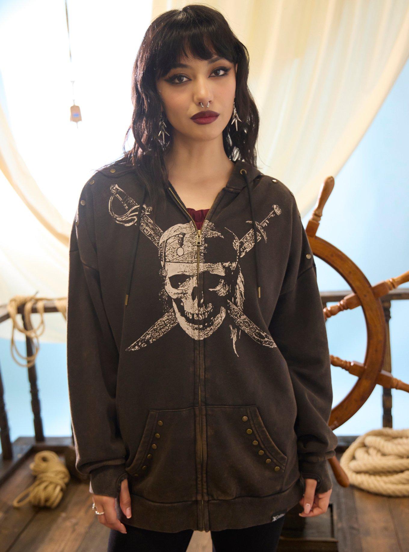haunted pirates exclusive パーカー Her Universe Disney Pirates Of The Caribbean Skull & Swords