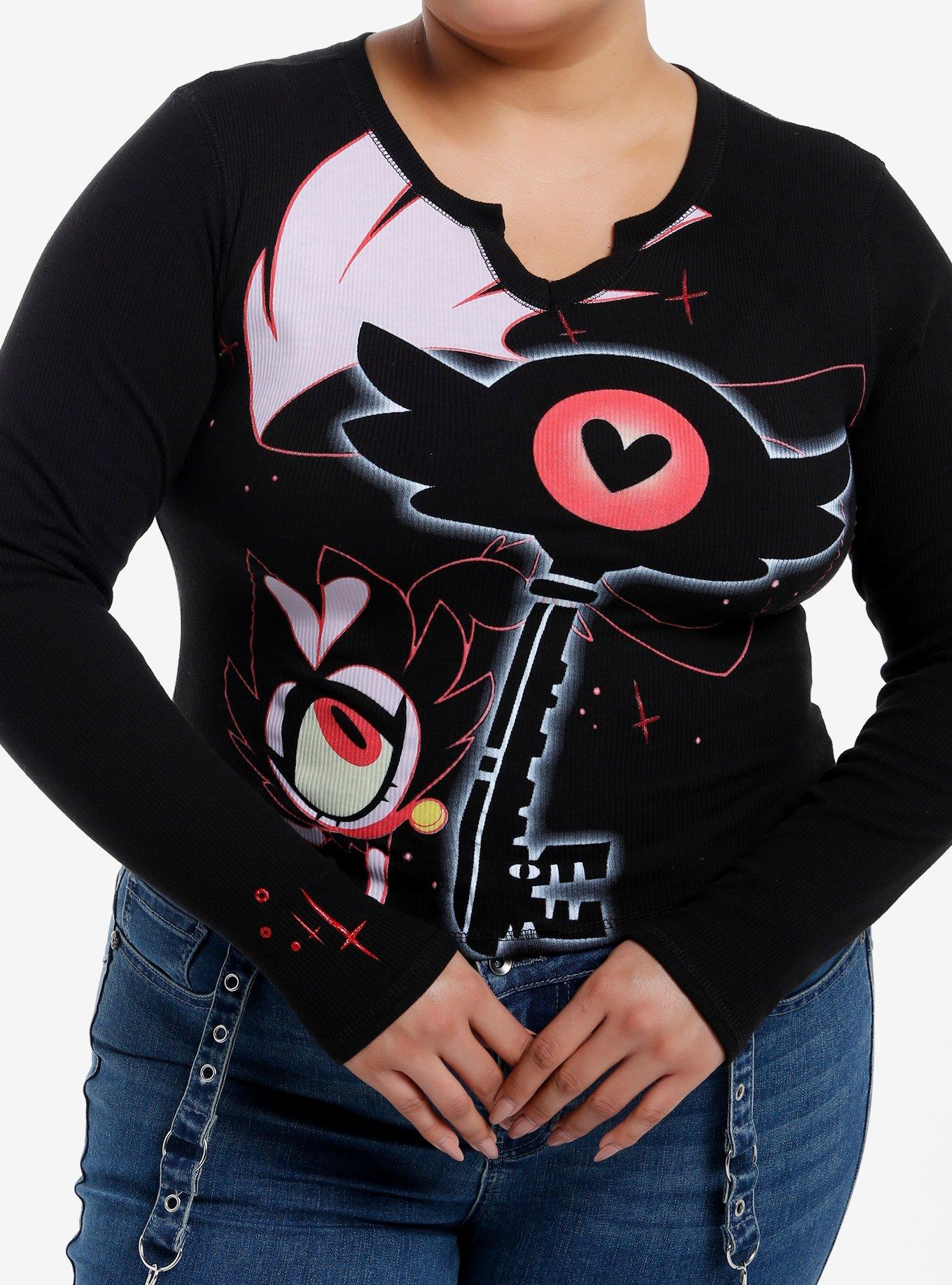 Hazbin Hotel KeeKee Girls Long-Sleeve Top Plus Size, , hi-res