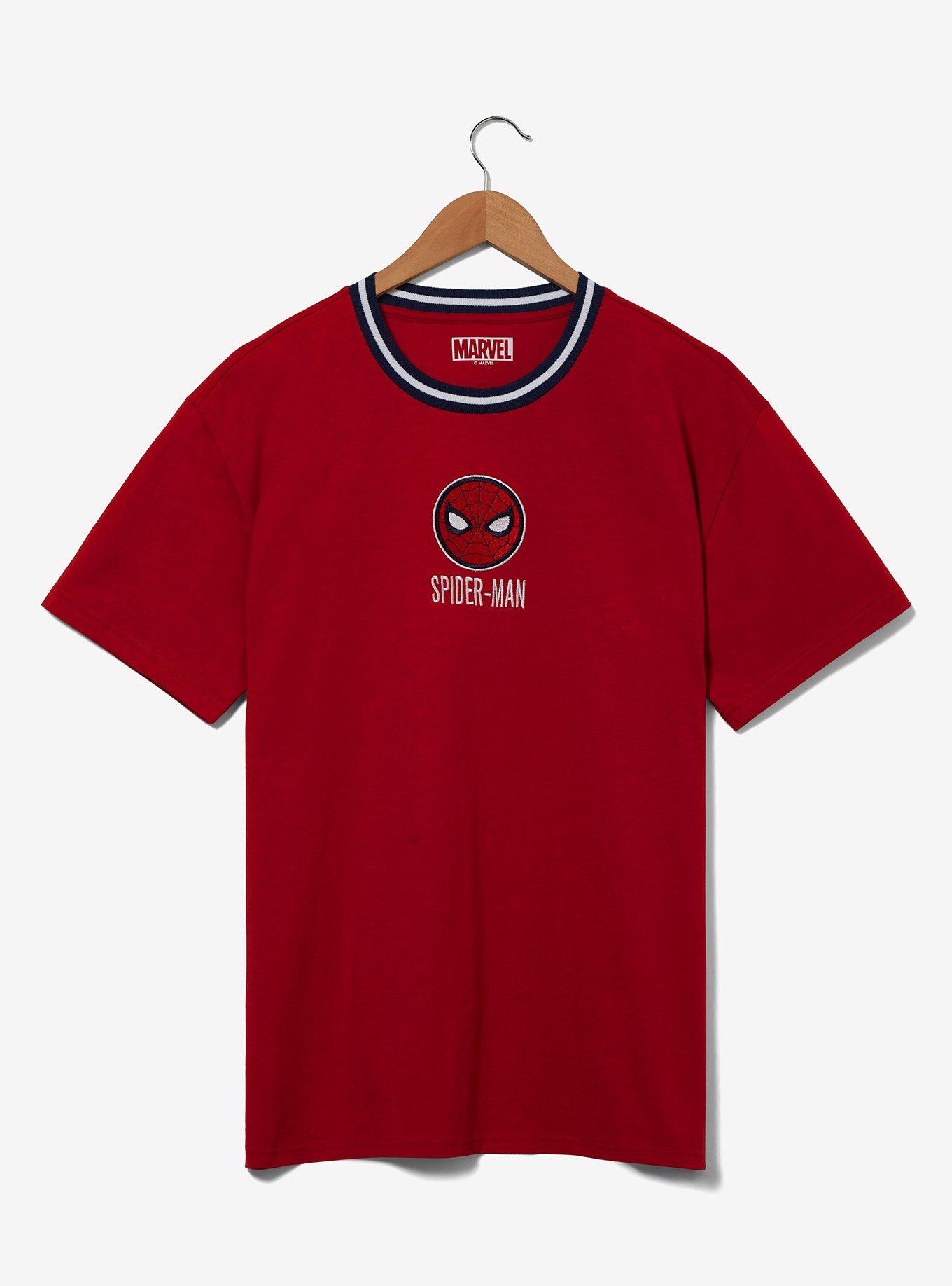 Marvel Spider-Man Logo Drop Shoulder T-Shirt — BoxLunch Exclusive | BoxLunch
