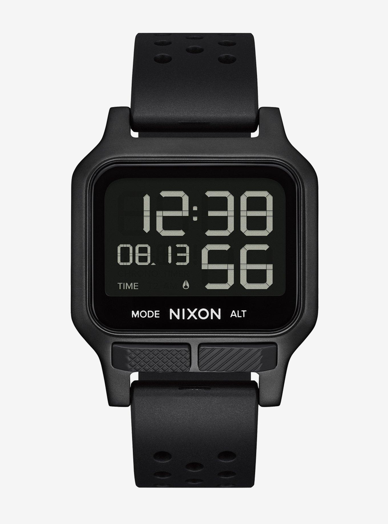 Nixon Heat All Black Watch, , hi-res