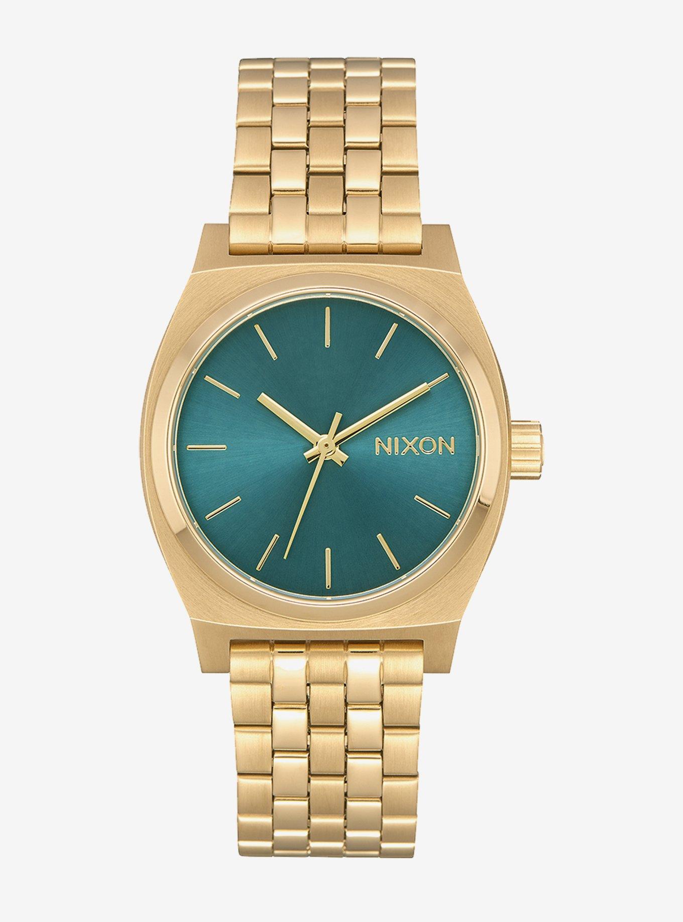 Nixon Happy Medium Time Teller polyurethane mint watch. Used in good condition. New Watch Day! Nixon Time Teller in Turquoise! Thank you  main image 3