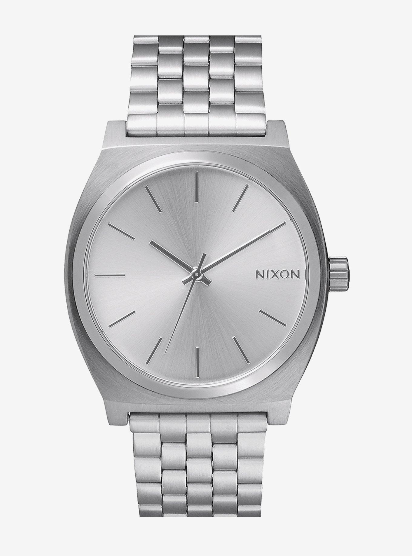 Nixon Time Teller All Silver Watch, , hi-res