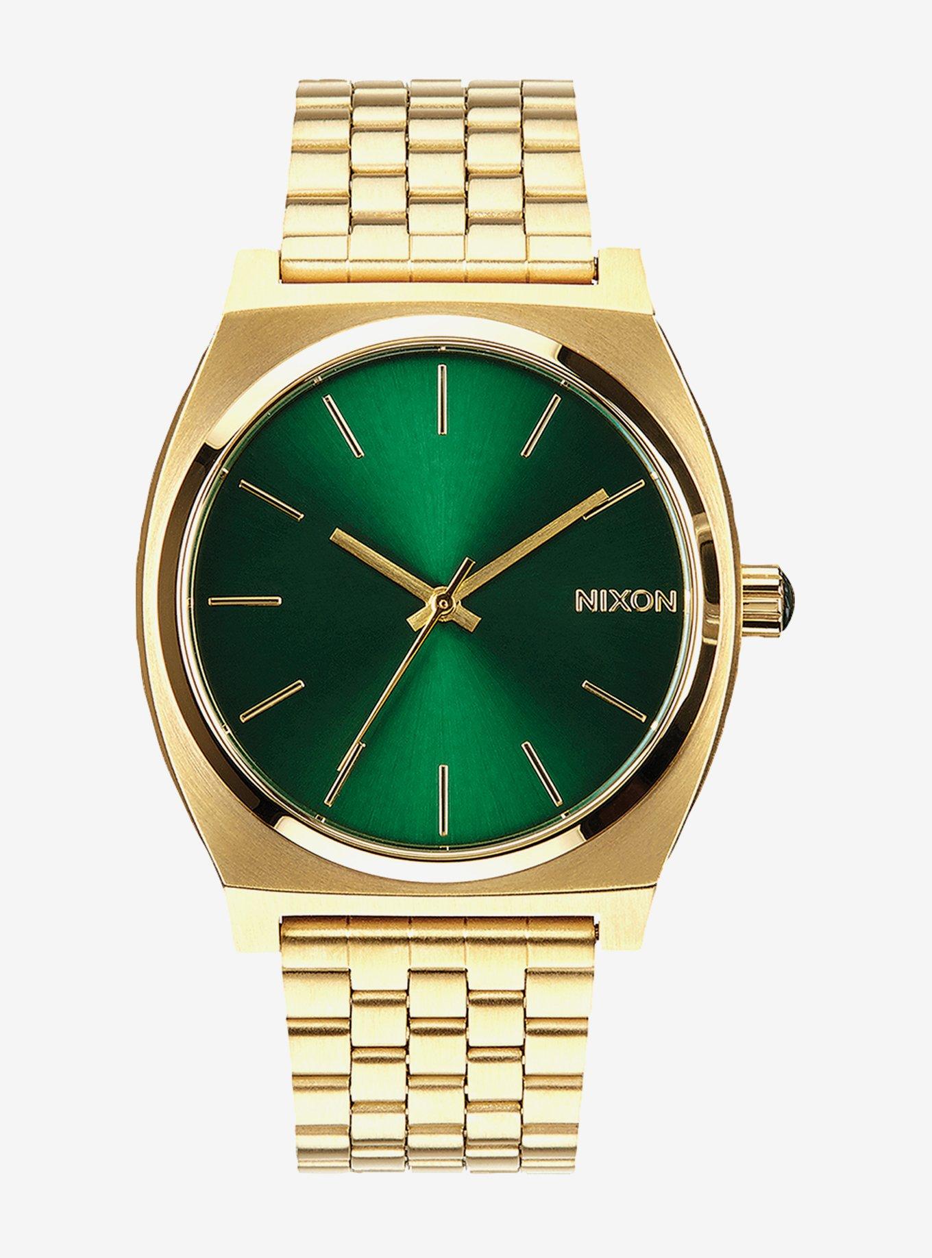 Nixon Time Teller Gold / Green Sunray Watch, , hi-res