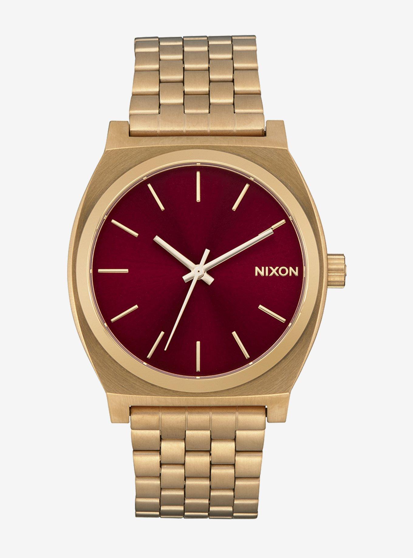 Nixon Time Teller Gold / Oxblood Sunray Watch, , hi-res