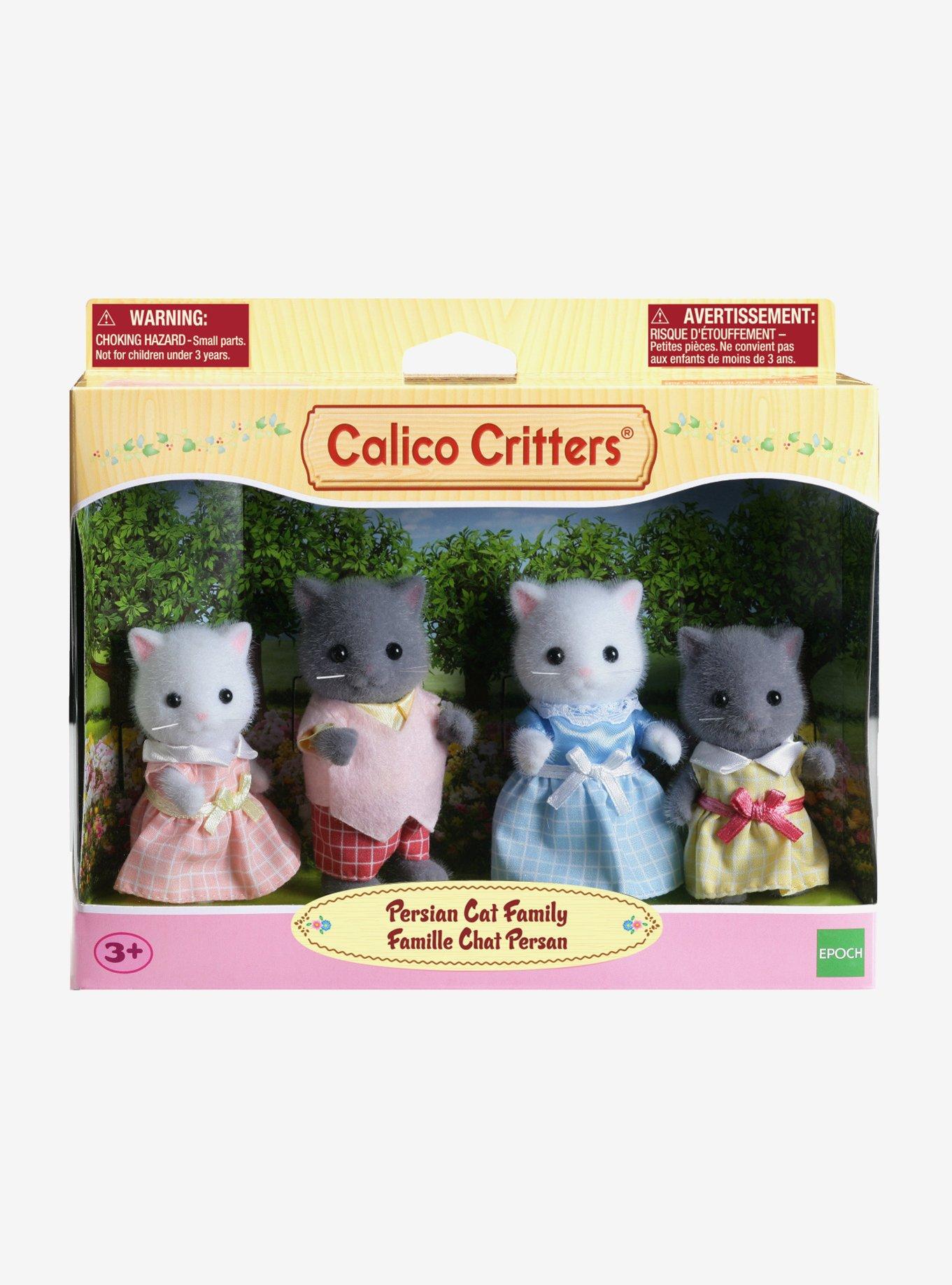 Calico Critters Persian Cat Family Figure Set, , hi-res