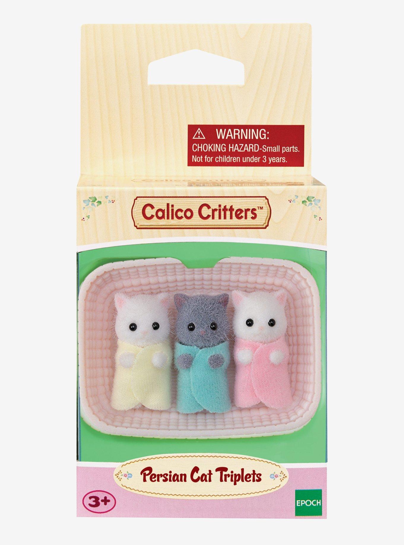 Calico Critters Persian Cat Triplets Figure Set, , hi-res