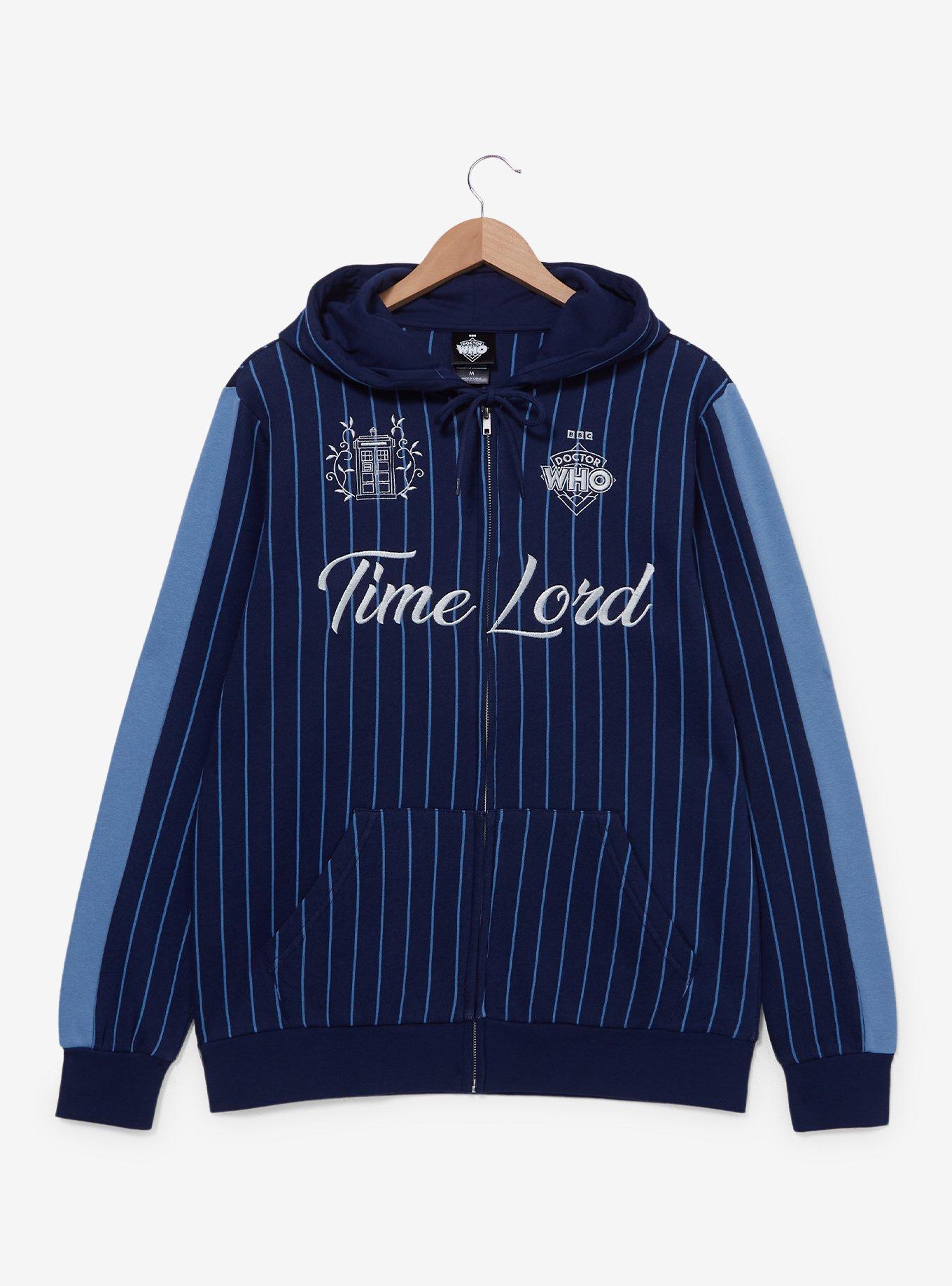 Doctor Who Time Lord Striped Zippered Hoodie BoxLunch