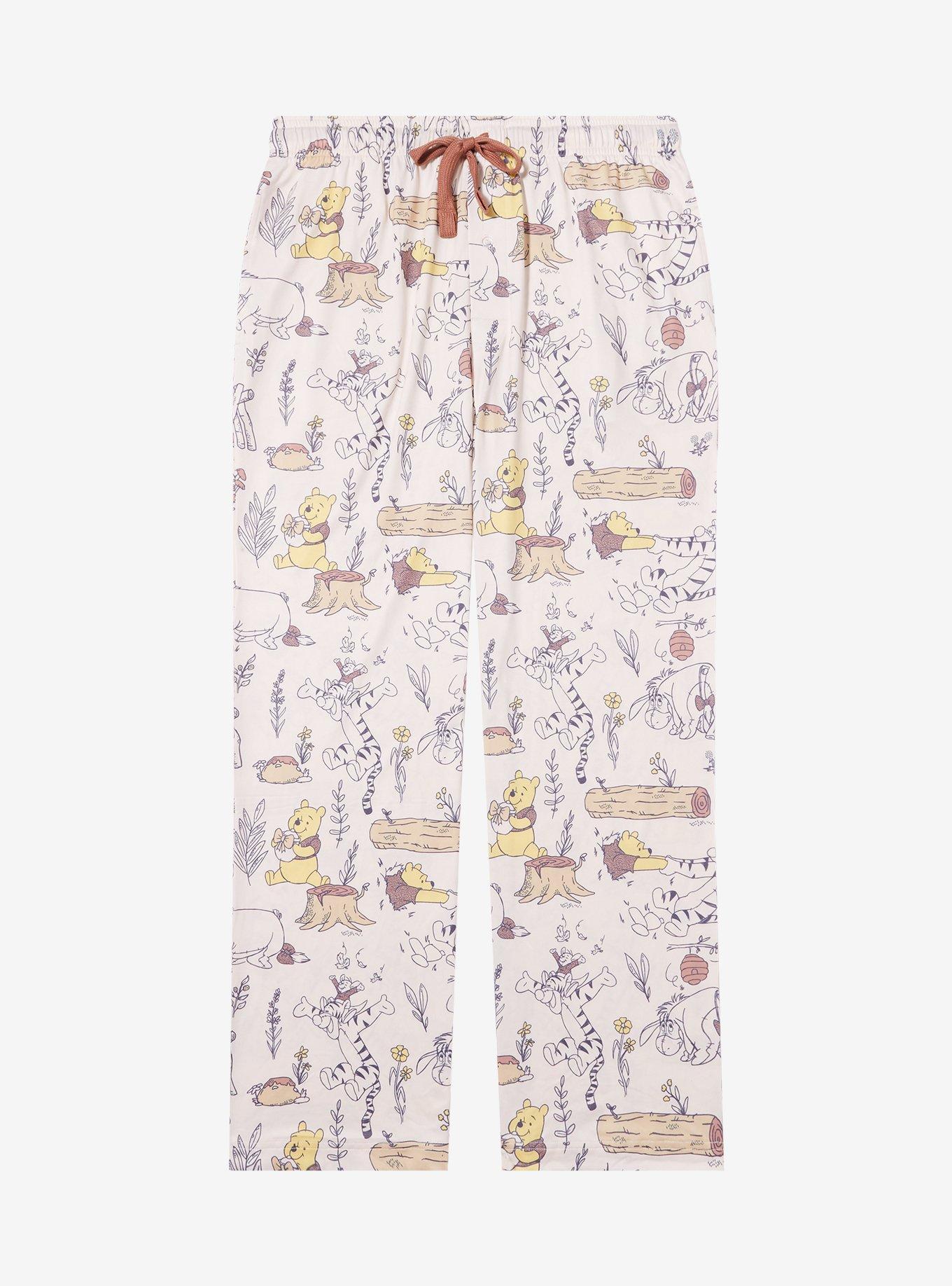 Disney Winnie the Pooh Line Art Allover Print Sleep Pants, , hi-res